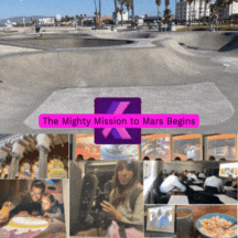 Skater-Befriendment, Pre-Mars Arrival, Roses, and Rebooking