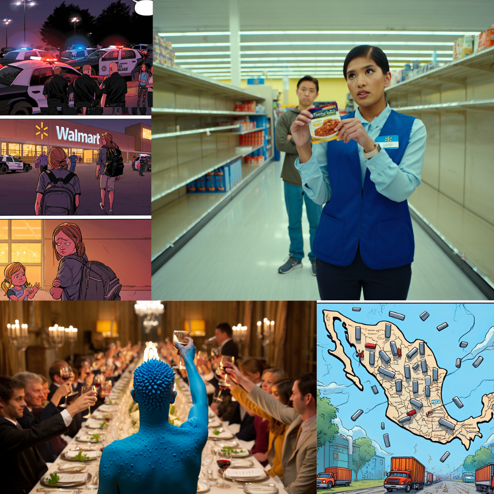 Vitamin Enriched Turkey Chili, Police for the Drunk Street Race, and Explaining the Silver Crisis to the Bumpy Blue Man