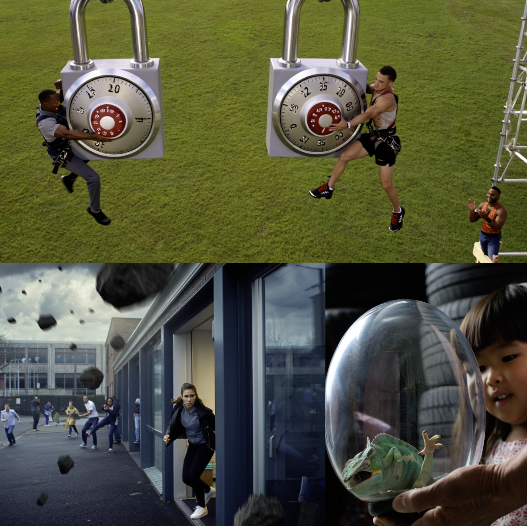 Locker Competition, Asteroid Attack, and Chameleon Orb