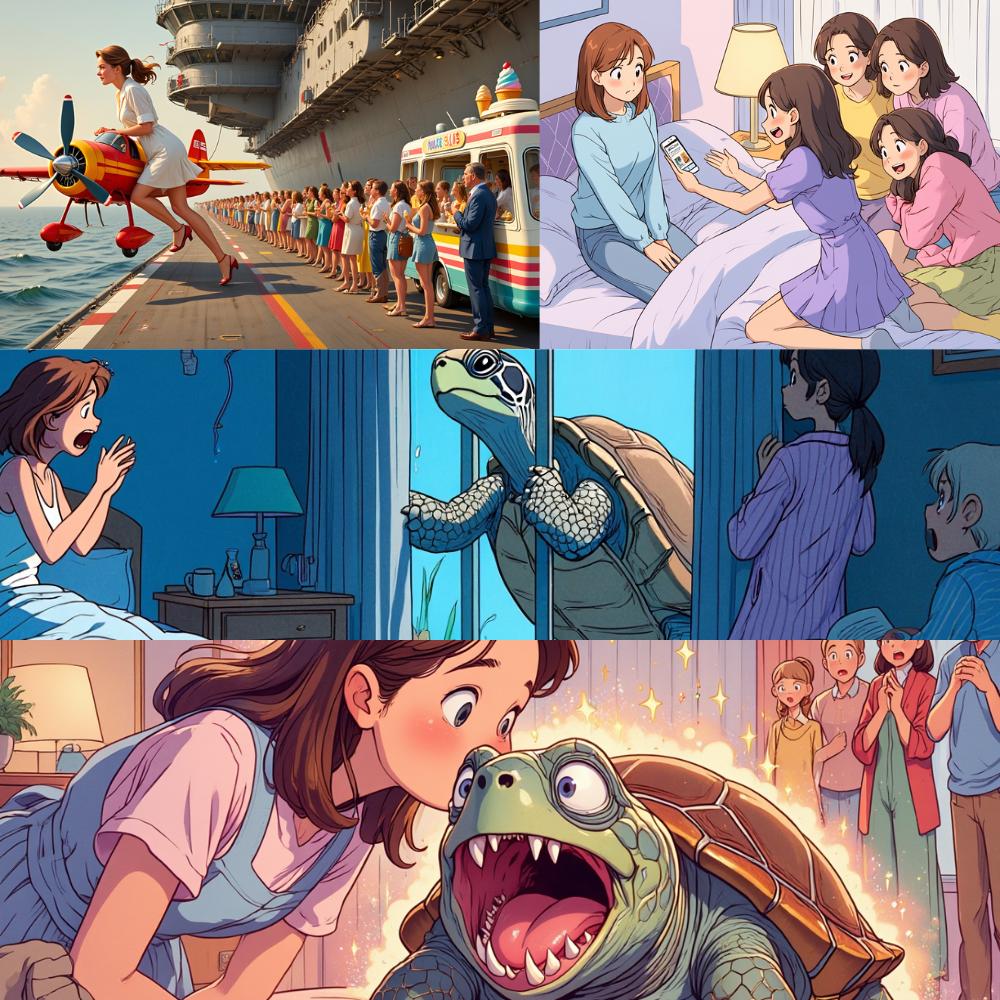 Aircraft Ice Cream + Turtle Not-a-Prince