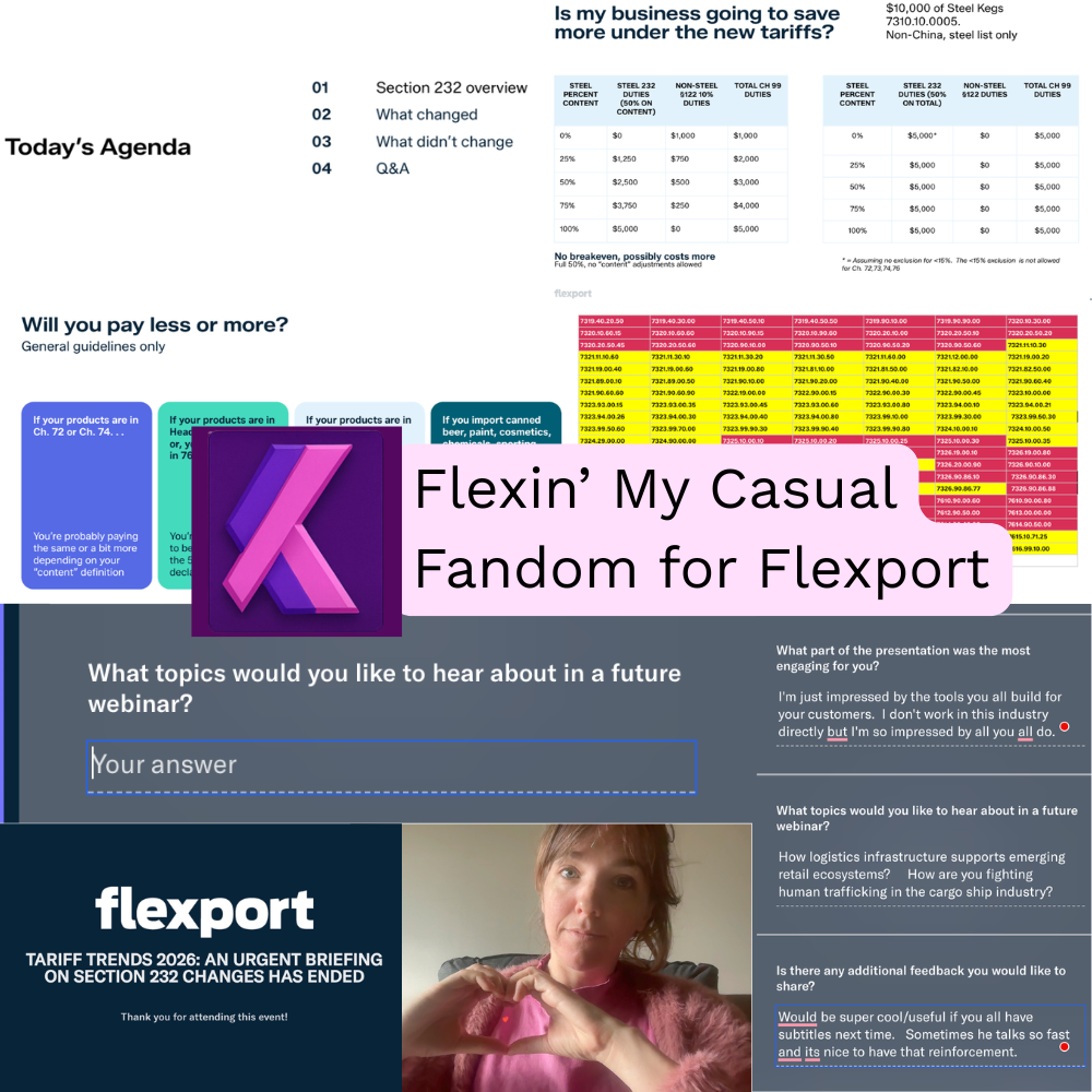 Duty Calls: Custom(s) Fandom for Flexport's Tariff Talk