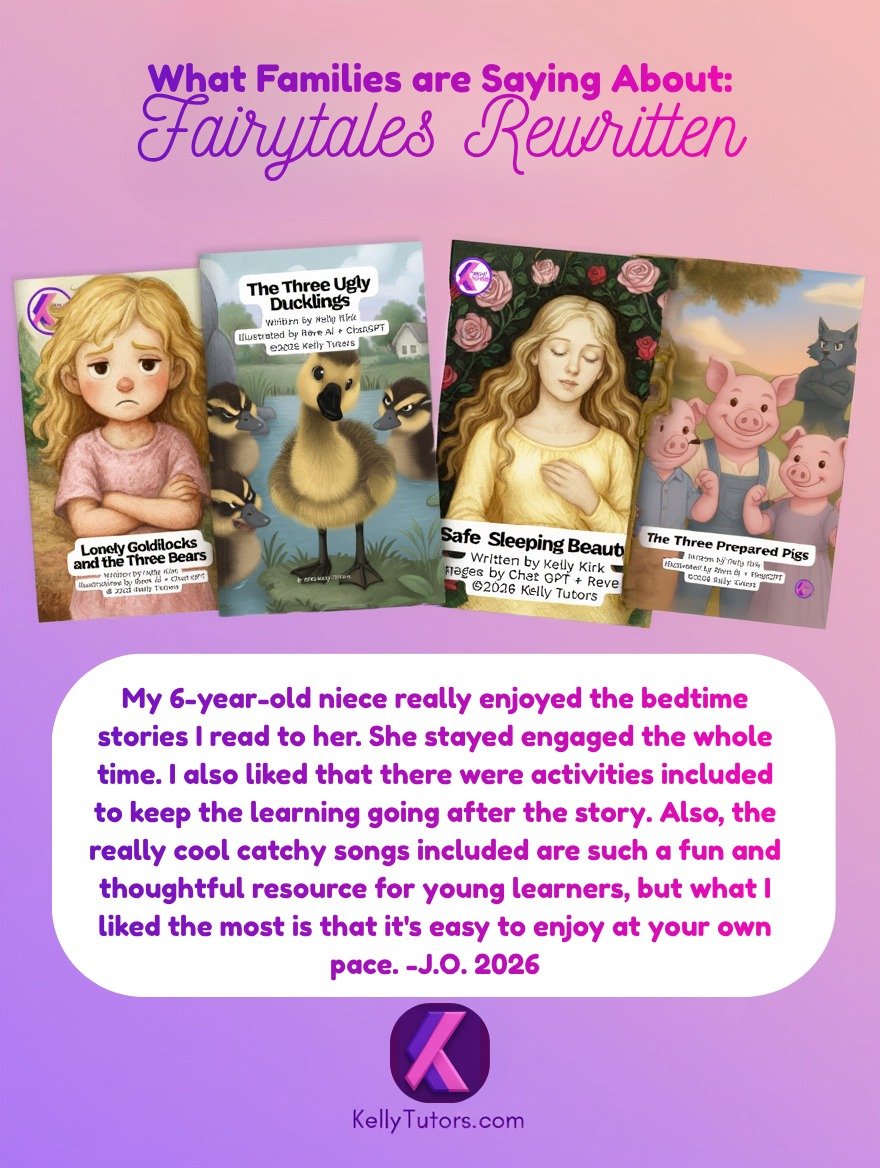 At first, her niece was like, "I've heard this story before," but when she found out it was a new version, she was curious...