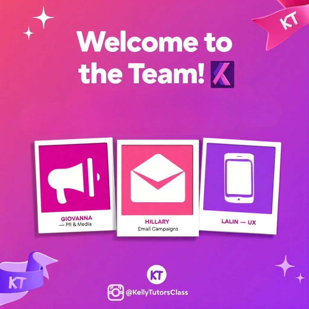 Building the foundations of an epic, timeless edutainment empire that is Kelly Tutors. 

We sit with a growing team of 11 interns dedicating their time and talent to this mission.

In the present, we're producing classes and content that empower audi