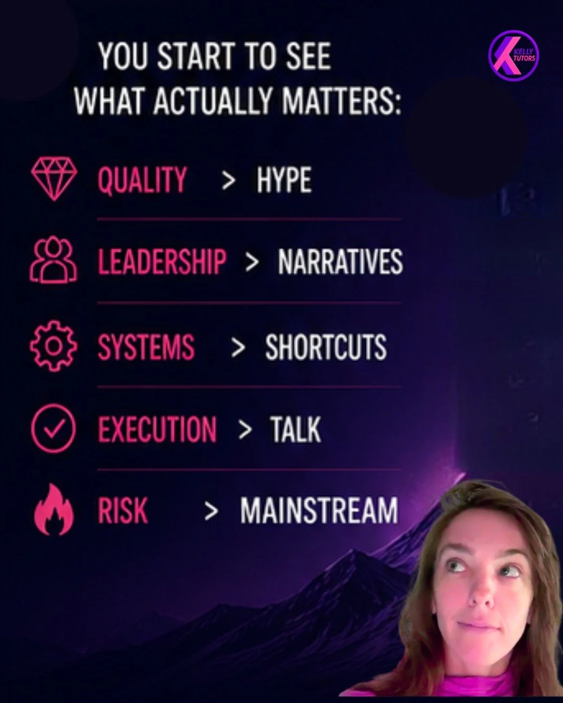 Figure out what works and lean in. Figure out how to sprint and use the best of today's tech.

Education/edutainment with the best of human + AI engagement. Connect with families and students and make time spent INSANELY effective. 

Scale globally, 