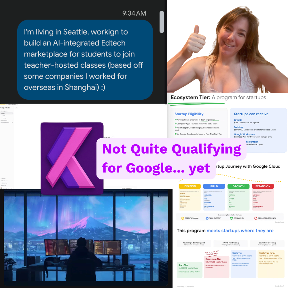 A Coding Event by Google for Founders:  Not Yet Free Credits…