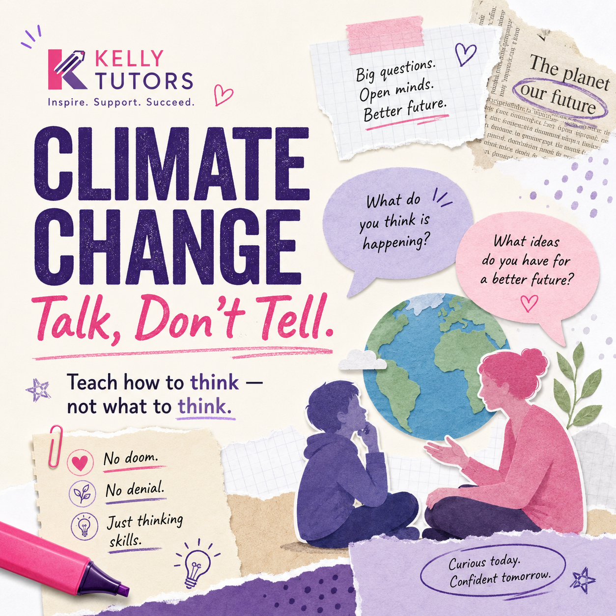 How to Talk to Your Kid About Climate Change Without Telling Them What to Think