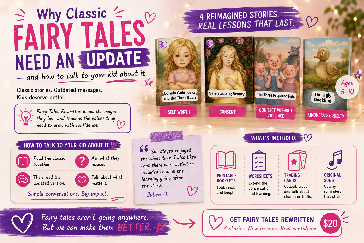 Why Classic Fairy Tales Need an Update -- and How to Talk to Your Kid About It