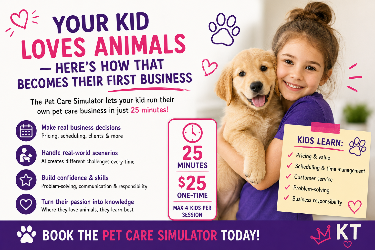 Your Kid Loves Animals -- Here's How That Becomes Their First Business