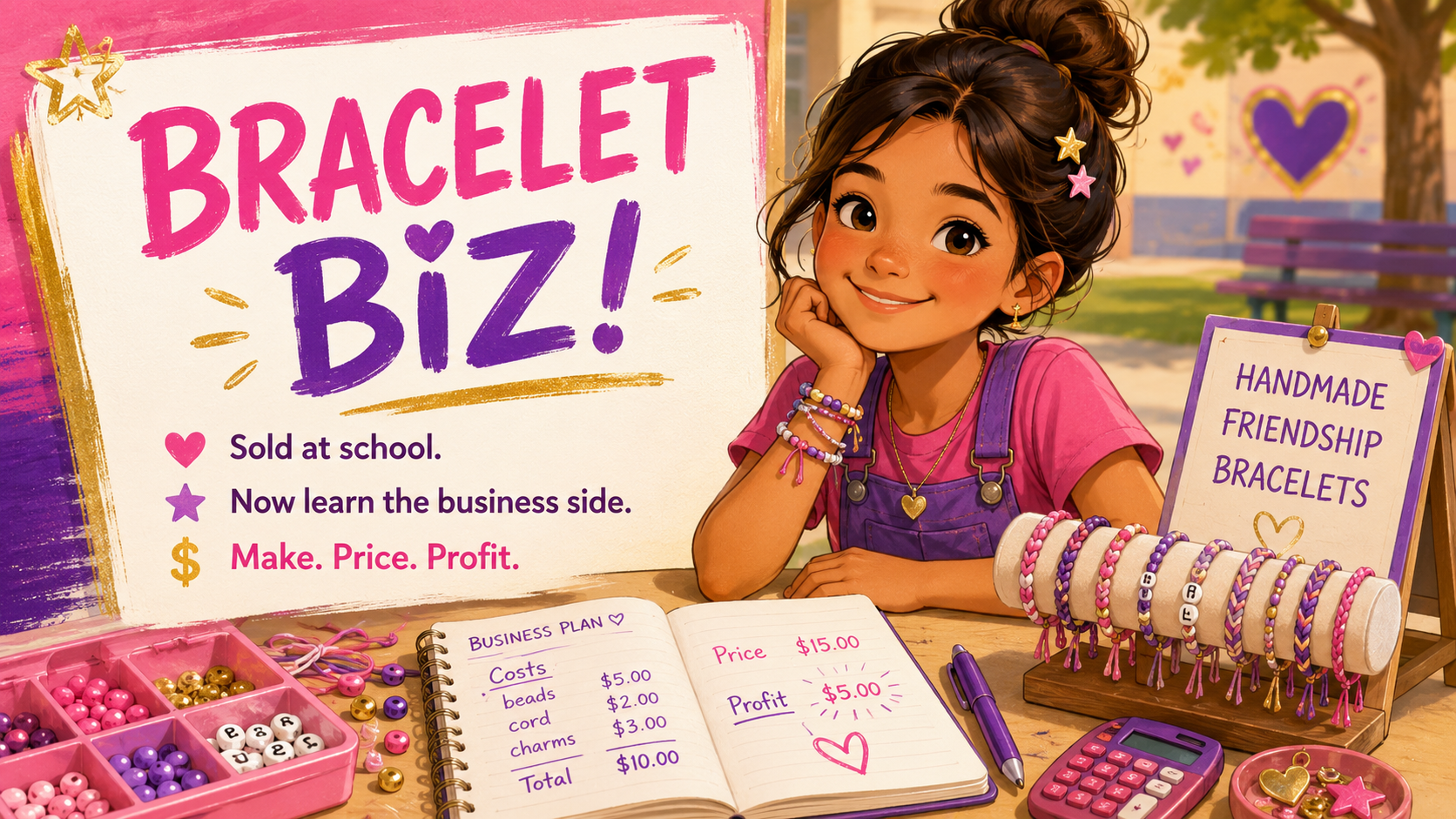 Your Kid Sells Bracelets at School -- Here's How to Turn That Into a Real Lesson