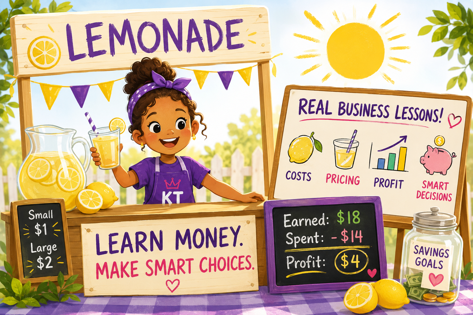 What Running a Lemonade Stand Actually Teaches Your Kid About Money