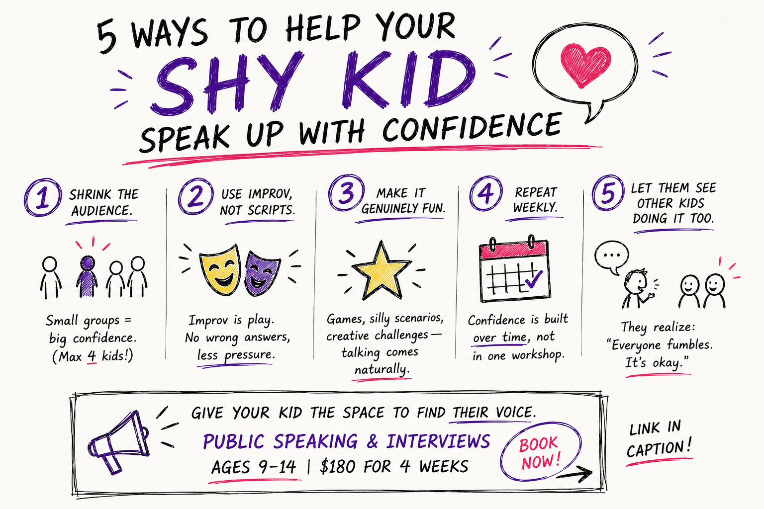 5 Ways to Help Your Shy Kid Speak Up With Confidence