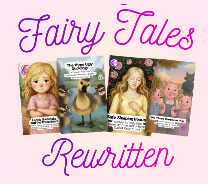 Fairy Tales Rewritten: 4 Stories Teaching Confidence & Courage (Ages 5-10): Four beloved tales reimagined for modern kids.