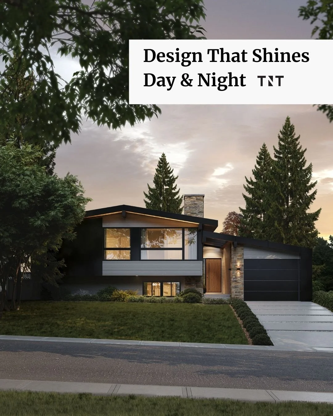 Great design tells its story 24/7. Night renders allow clients to see how light, shadow, and ambiance shape the space when the sun goes down.

✨ Because design doesn&rsquo;t sleep.

#NightRenders #ExteriorVisualization #CalgaryArchitects #3DRenders #