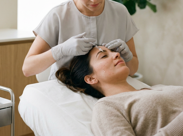 Injectable skin rejuvenation treatment illustrating polynucleotide therapy