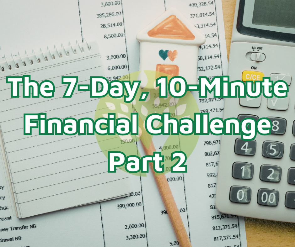 The 7-Day, 10-Minute Financial Challenge Workbook