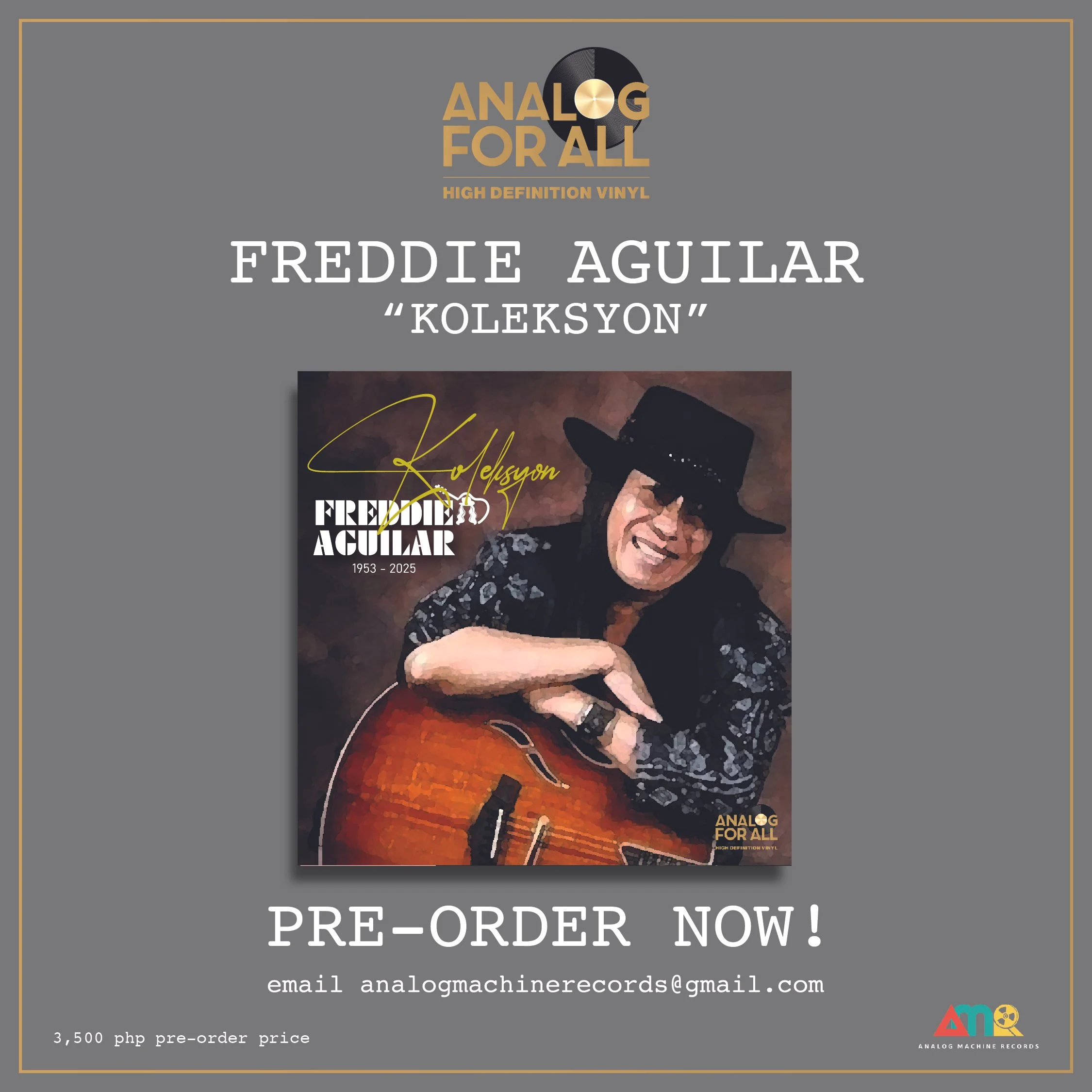 Freddie Aguilar "Koleksyon" Legacy Vinyl