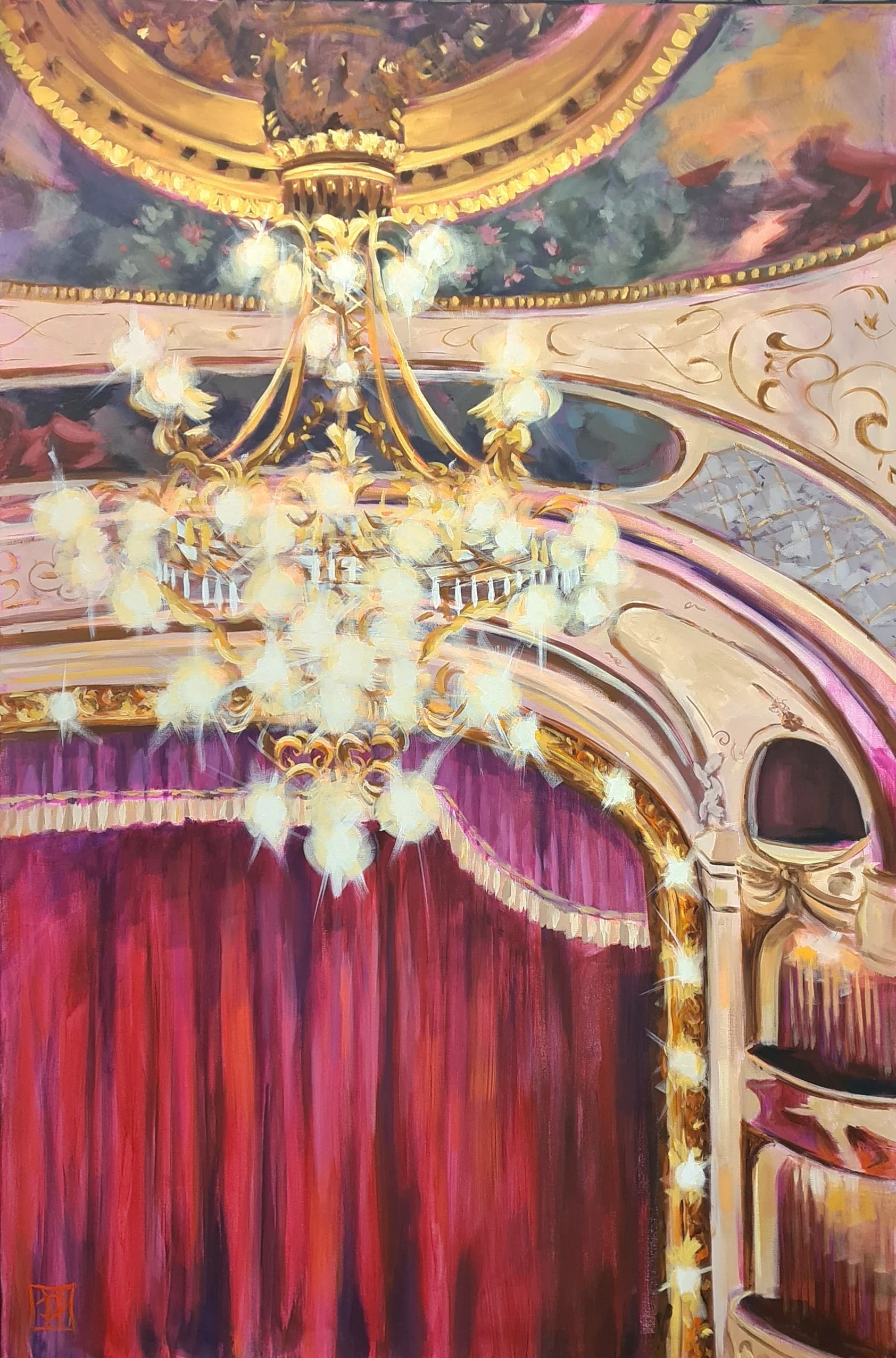 150x100 cm, Acryl auf Leinwand