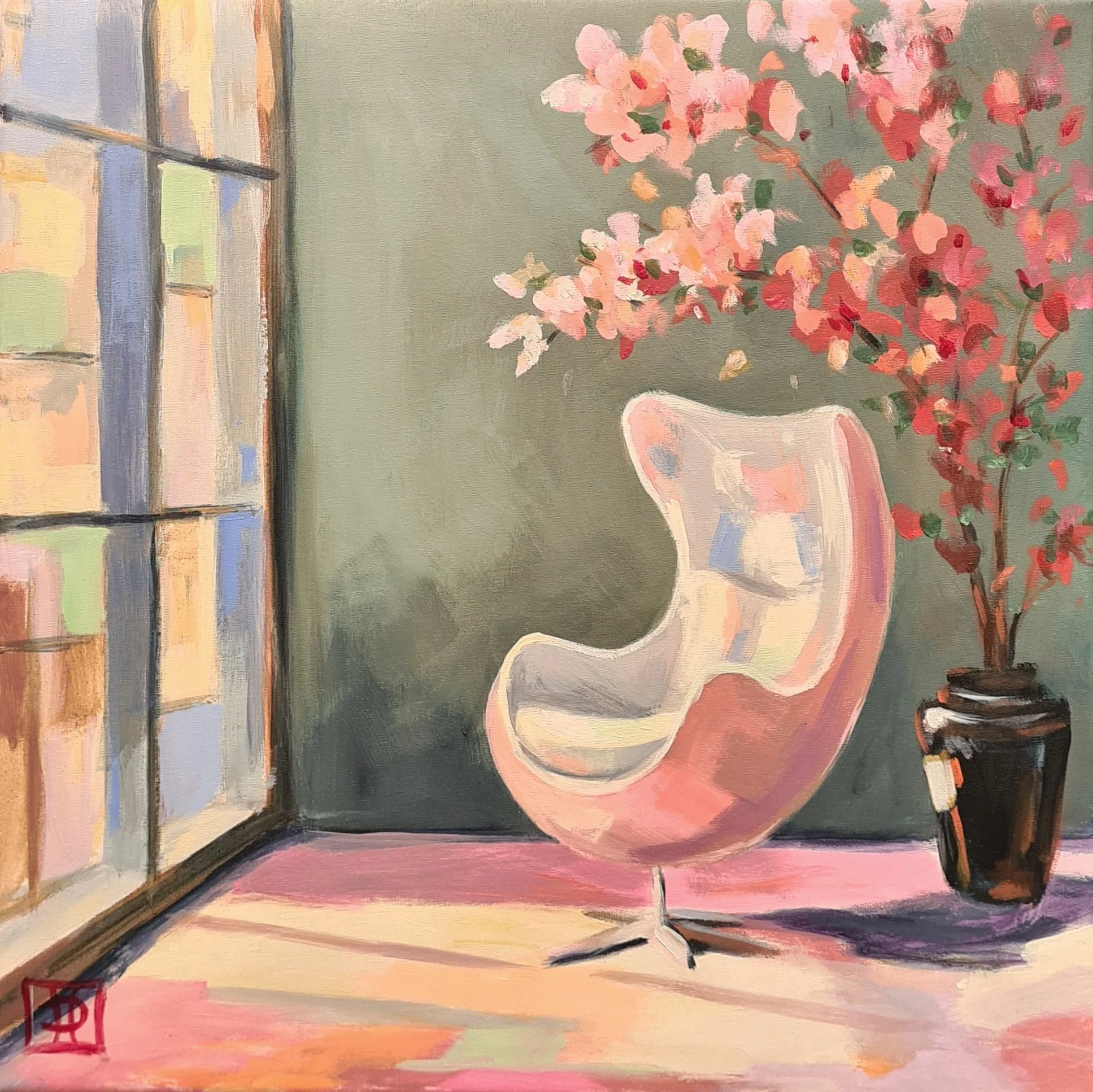 40x40cm, Acryl auf Leinwand, 2025