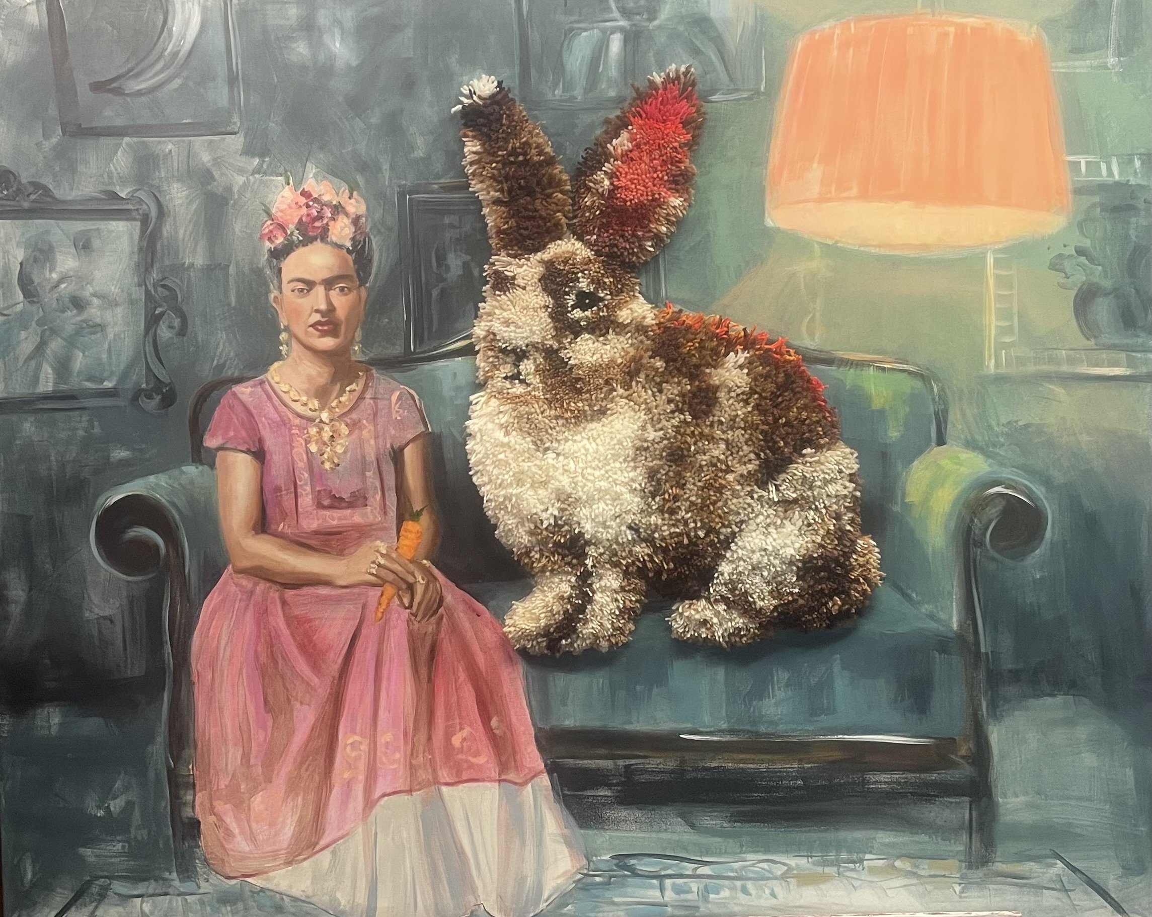 The Carrot, Leinwandobjekt, 150x120 cm, 2026