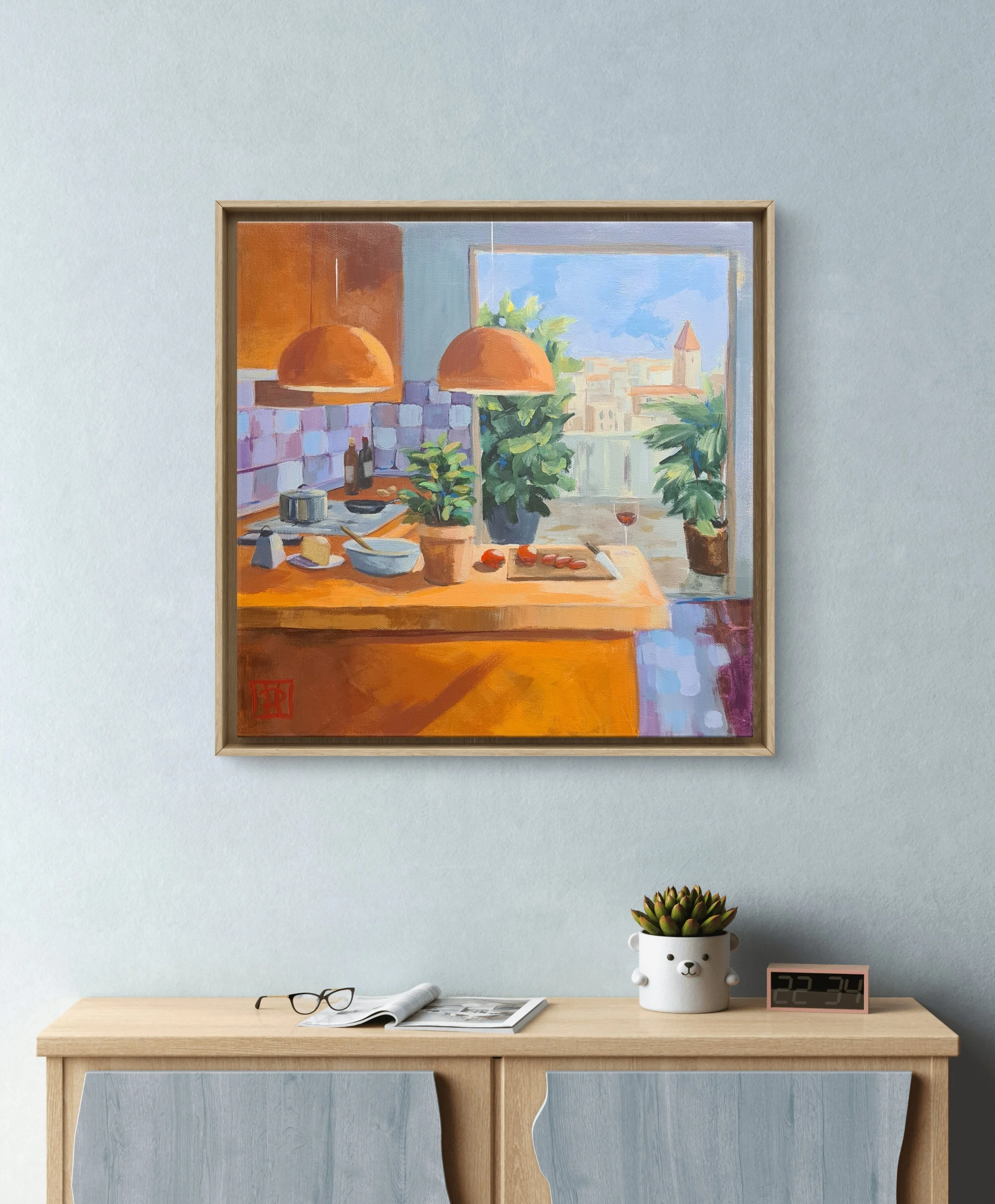 40x40 cm, Acryl auf Leinwand, 2025