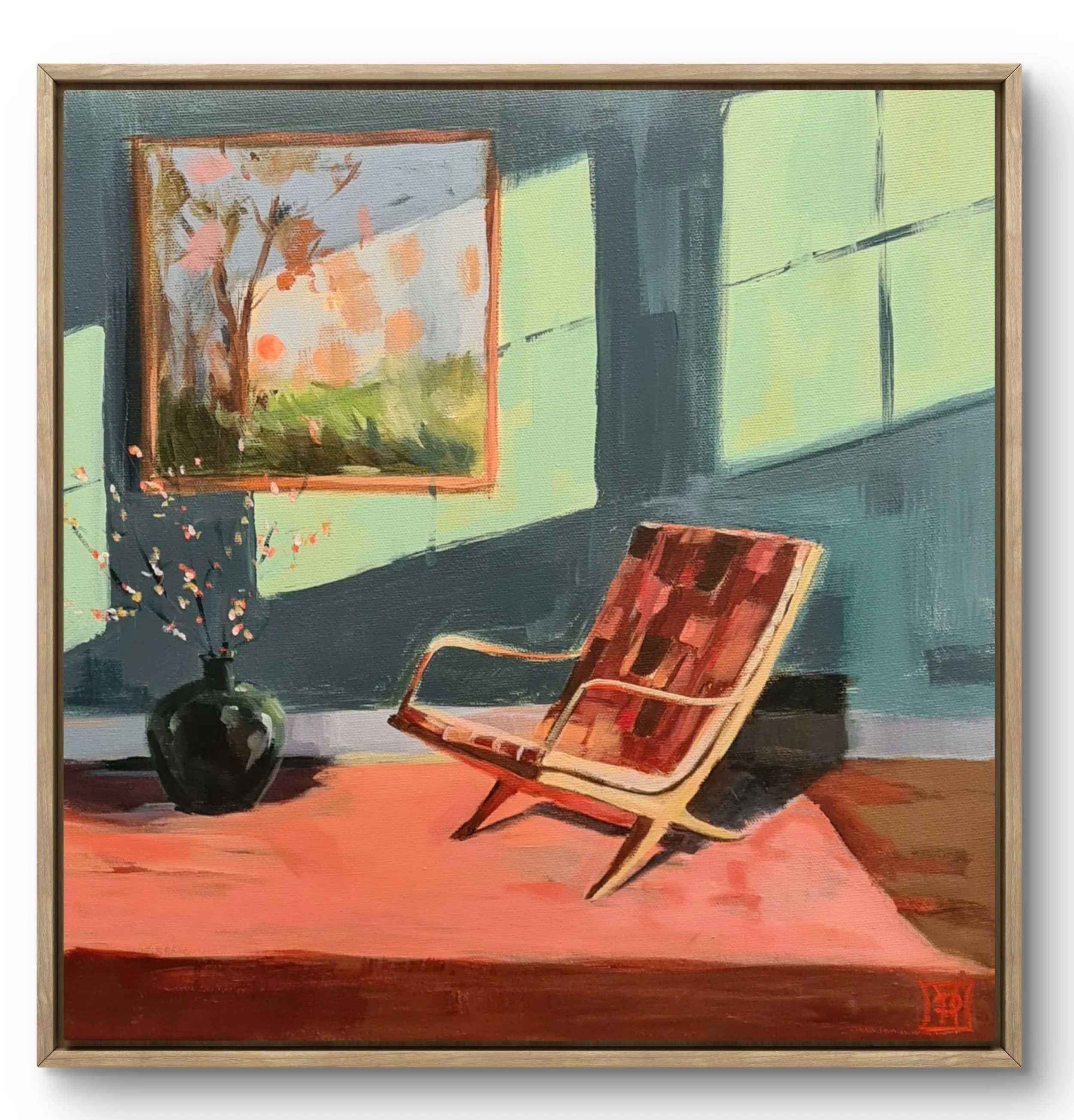 40x40 cm Acryl auf Leinwand