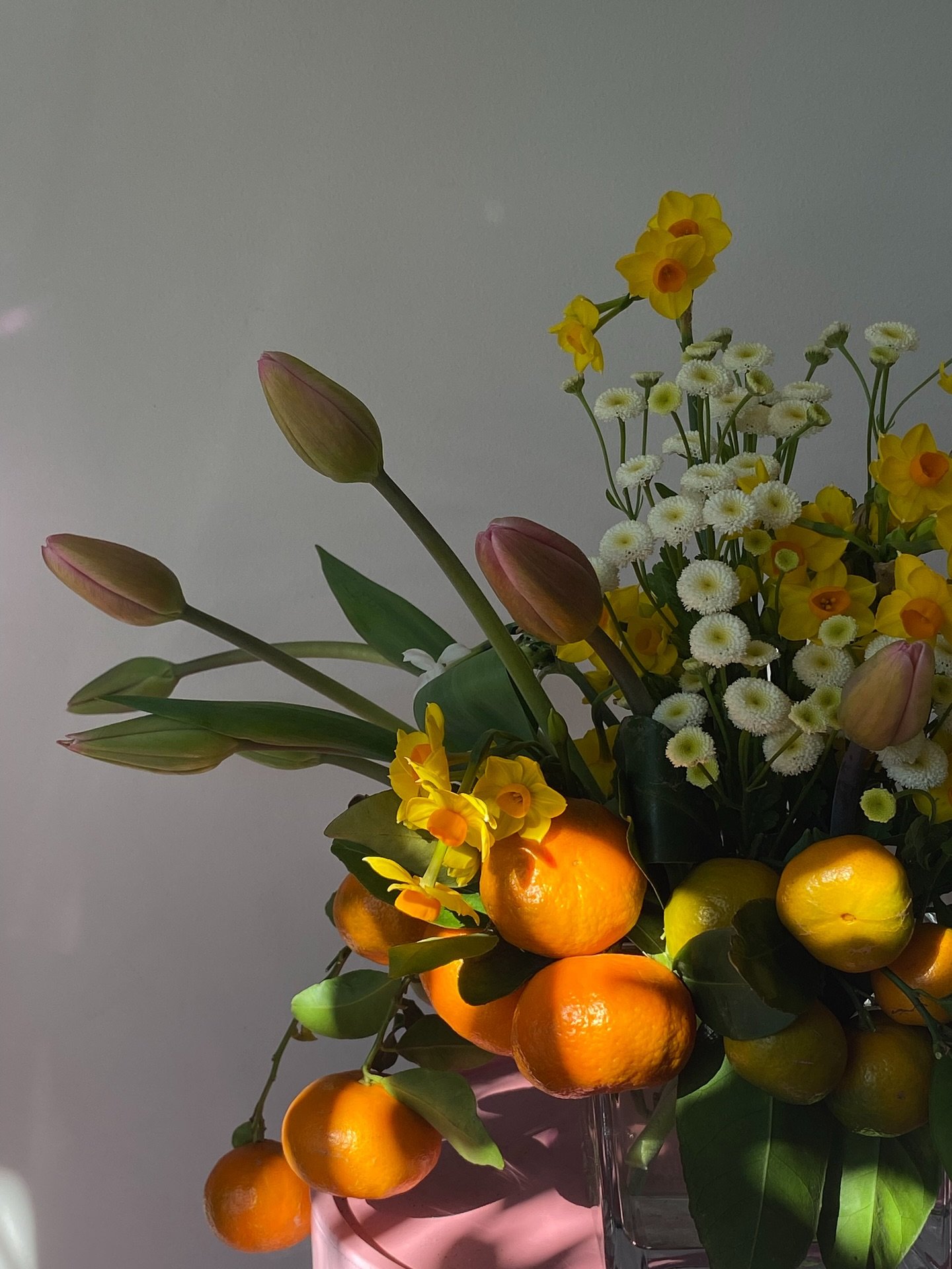 Seasonal vase with bits of Queensland winter 🍊