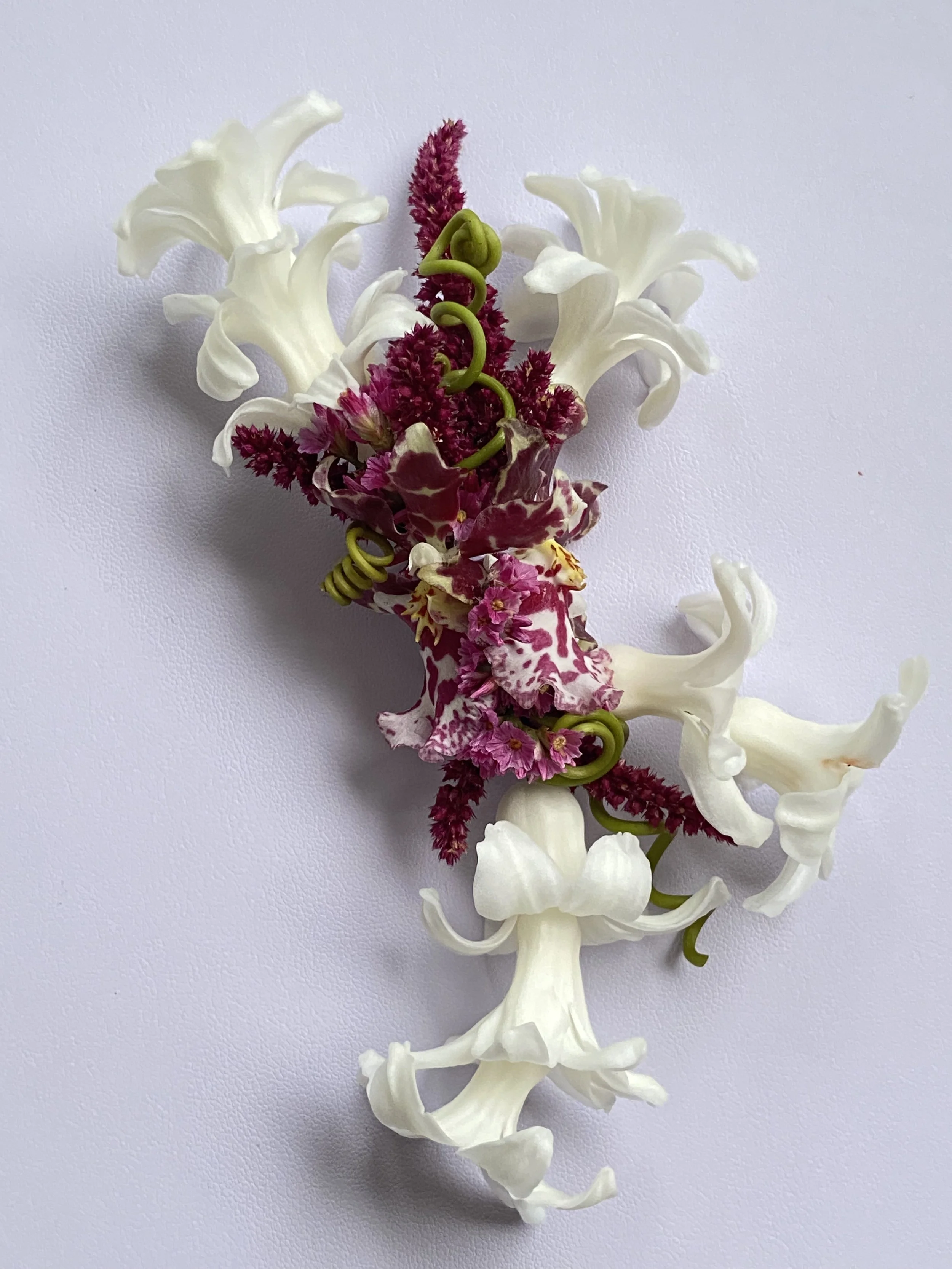 modern contemporary floral buttonhole design by pulkra floral