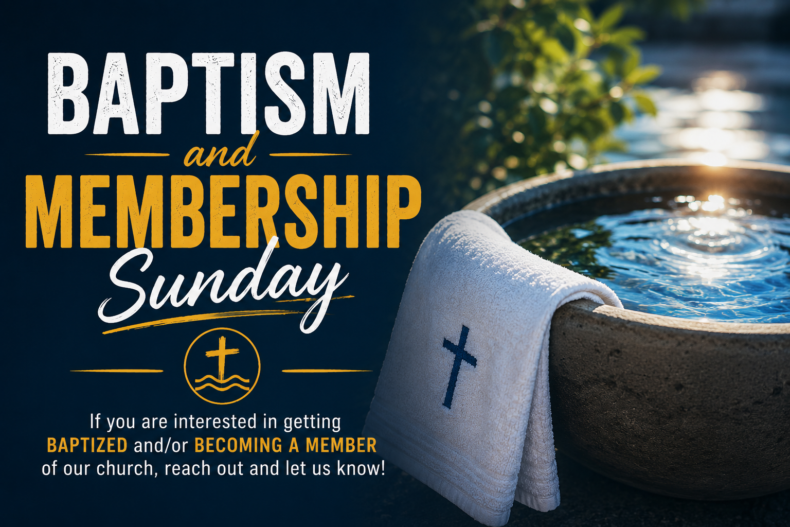 Baptism & Membership Sunday
