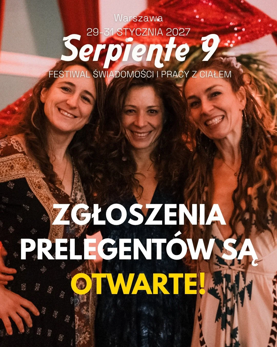 Kochani, otwieramy zgłoszenia na prelegent&oacute;w Serpiente 9! Przy okazji bardzo prosimy o zgłaszanie się tylko i wyłącznie poprzez formularz na naszej stronie - znajdziecie go w zakładce &ldquo;Prelegenci&rdquo;. 

Odezwiemy się do wybranych os&o