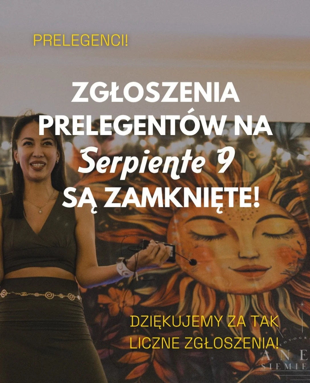 🐍 Zgłoszenia prelegent&oacute;w na tegoroczną edycję Serpiente są już zamknięte!

Dostałyśmy od Was mn&oacute;stwo zgłoszeń i jesteśmy za każde z nich ogromnie wdzięczne. ❤️ Dziękujemy za zaufanie, Wasze pomysły i chęć wsp&oacute;łtworzenia z nami t