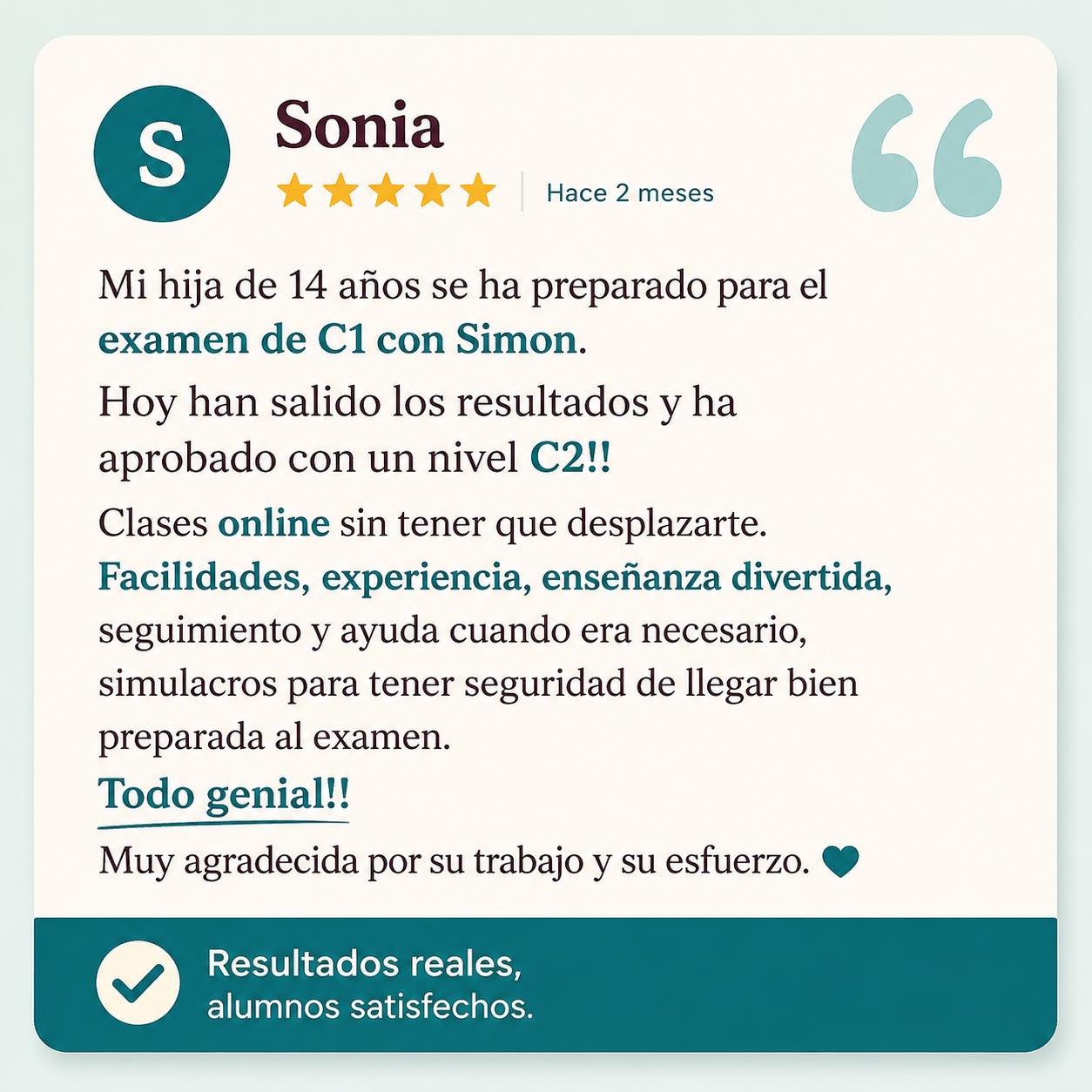 El mejor profesor de inglés online