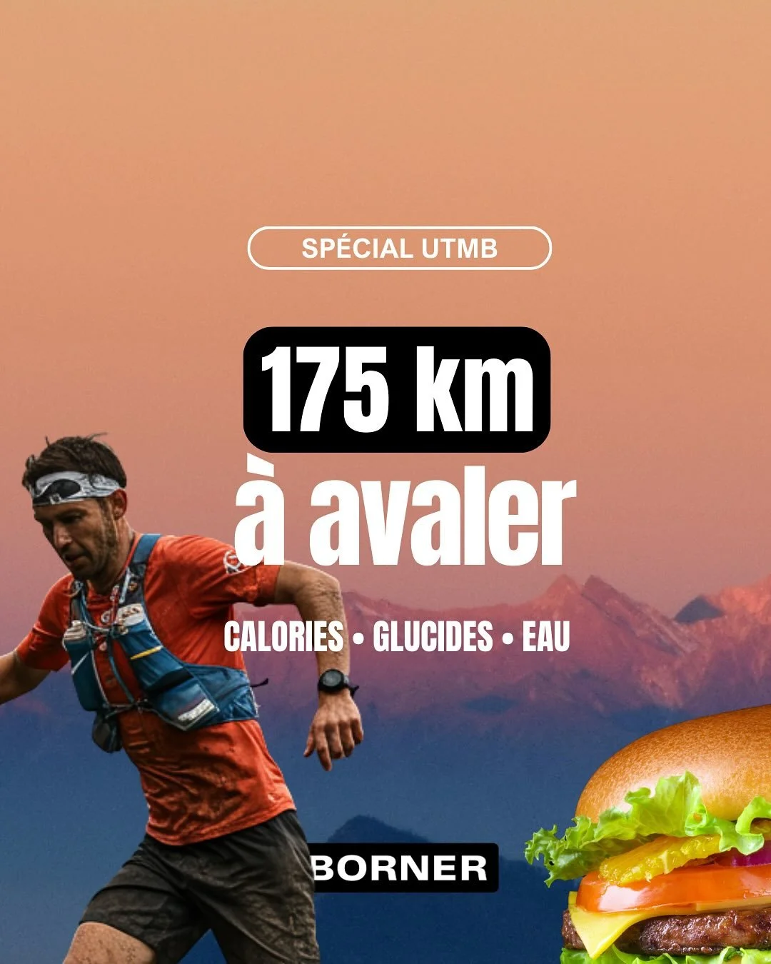 🥔🍌💧 &Agrave; l&rsquo;UTMB (175 km, 10 000 m D+), les coureurs ne testent pas seulement leurs jambes&hellip; mais aussi leur estomac.

En 30 heures d&rsquo;effort, un ultra-traileur br&ucirc;le &asymp; 15 000 kcal.
Mais il ne peut en absorber que l