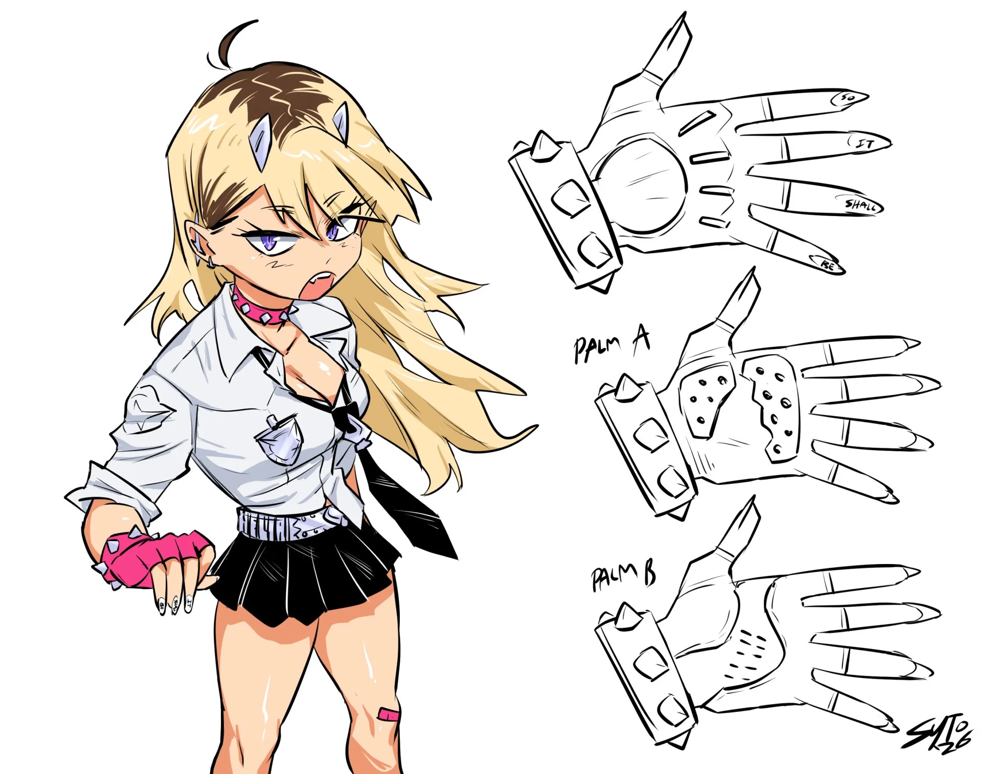 Helia concepting. After a lot of sketching I felt I finally landed on a good direction with her here. The road to finalising her is still long though...