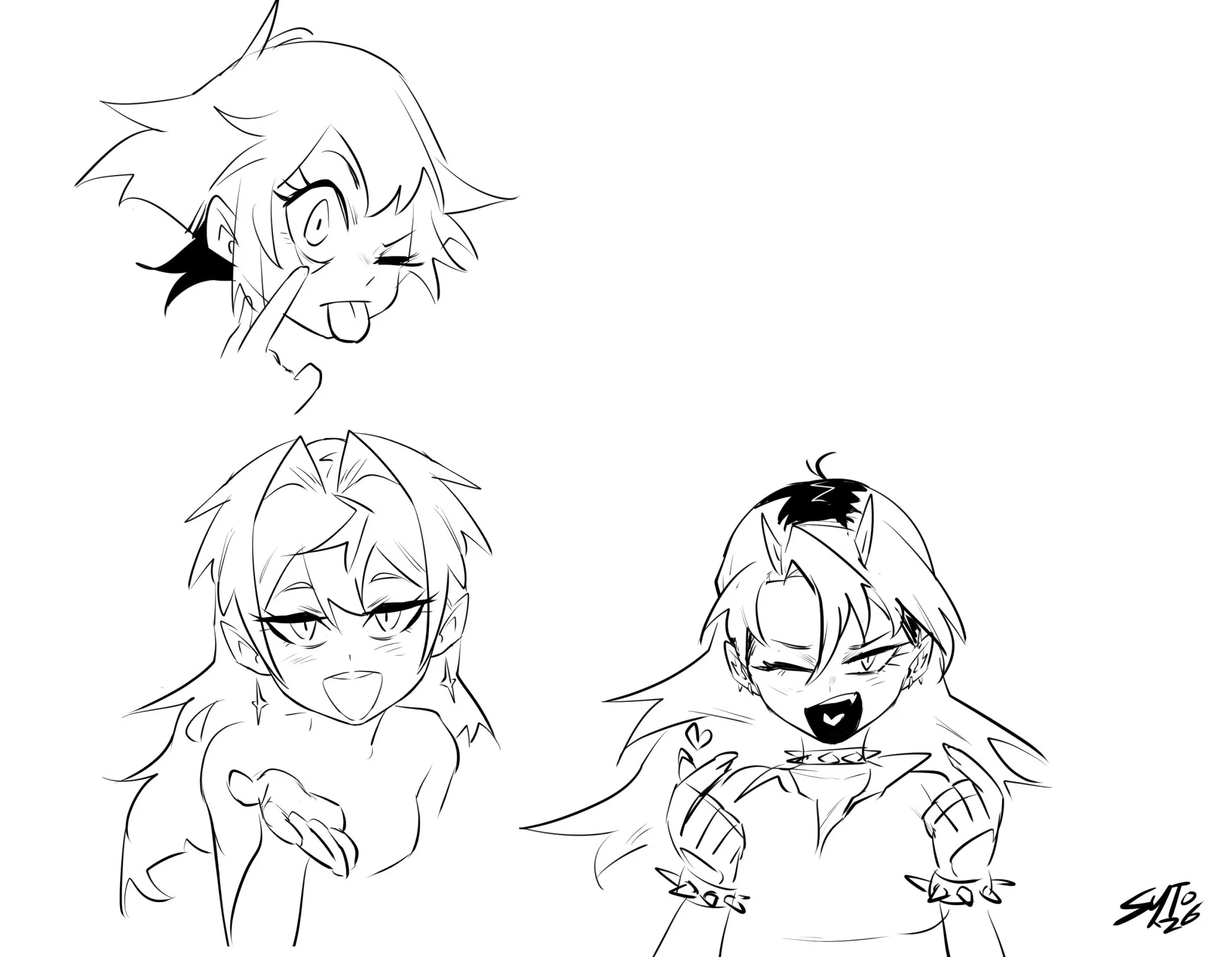 MC, Vise and Helia concepting.