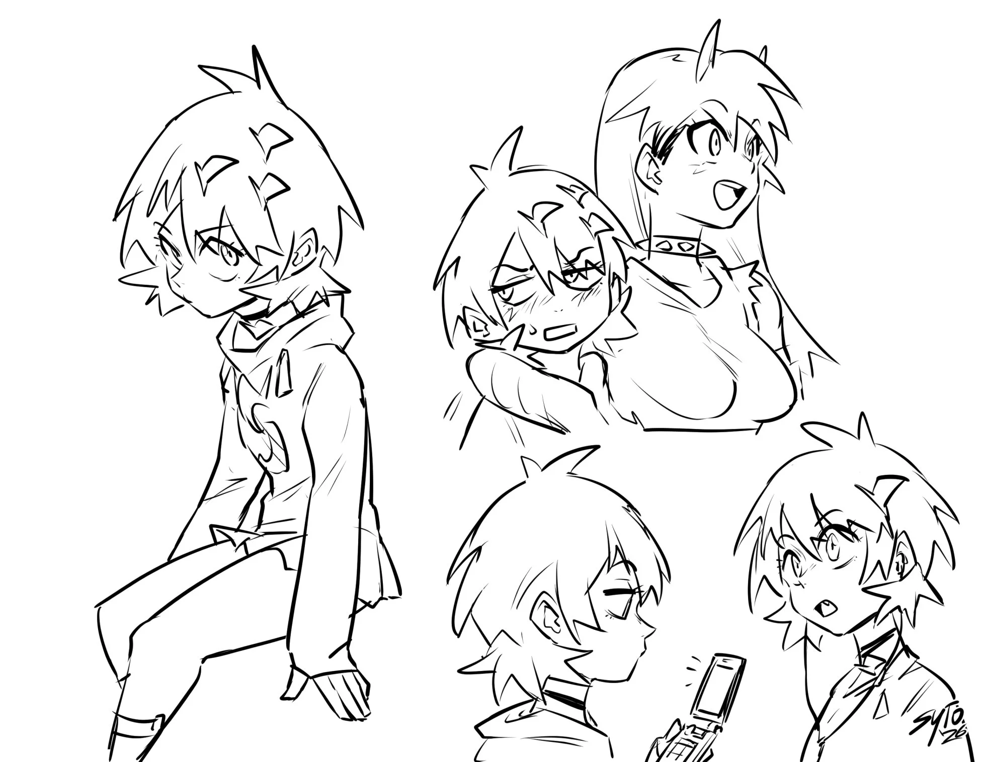 MC sketches (featuring Helia).
