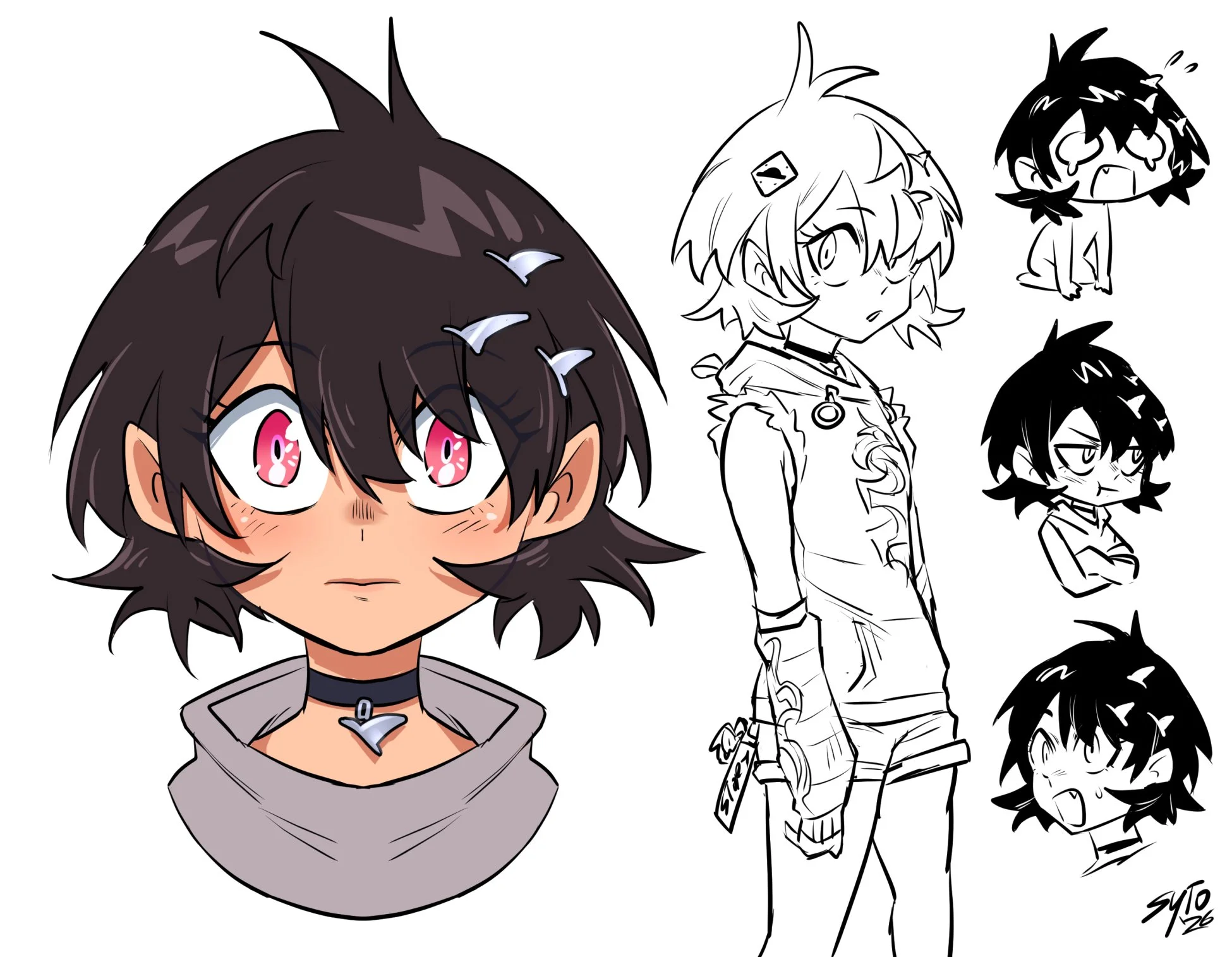 Reworking MC based on the artstyle studies I did.