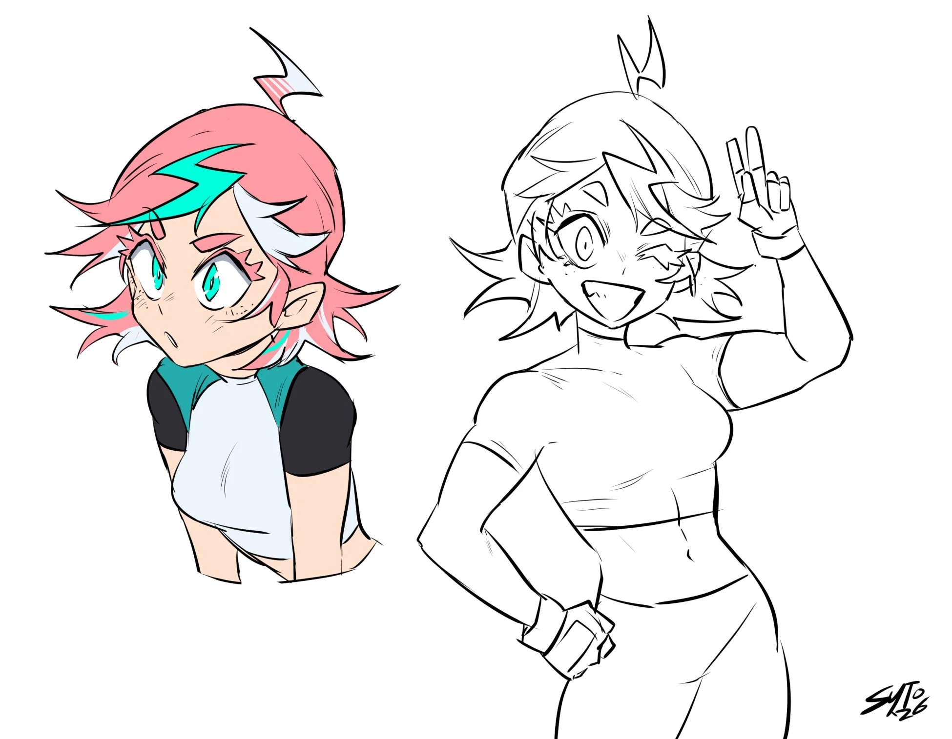 A yet unnamed girl. I just tentatively called her Neora in my notes.