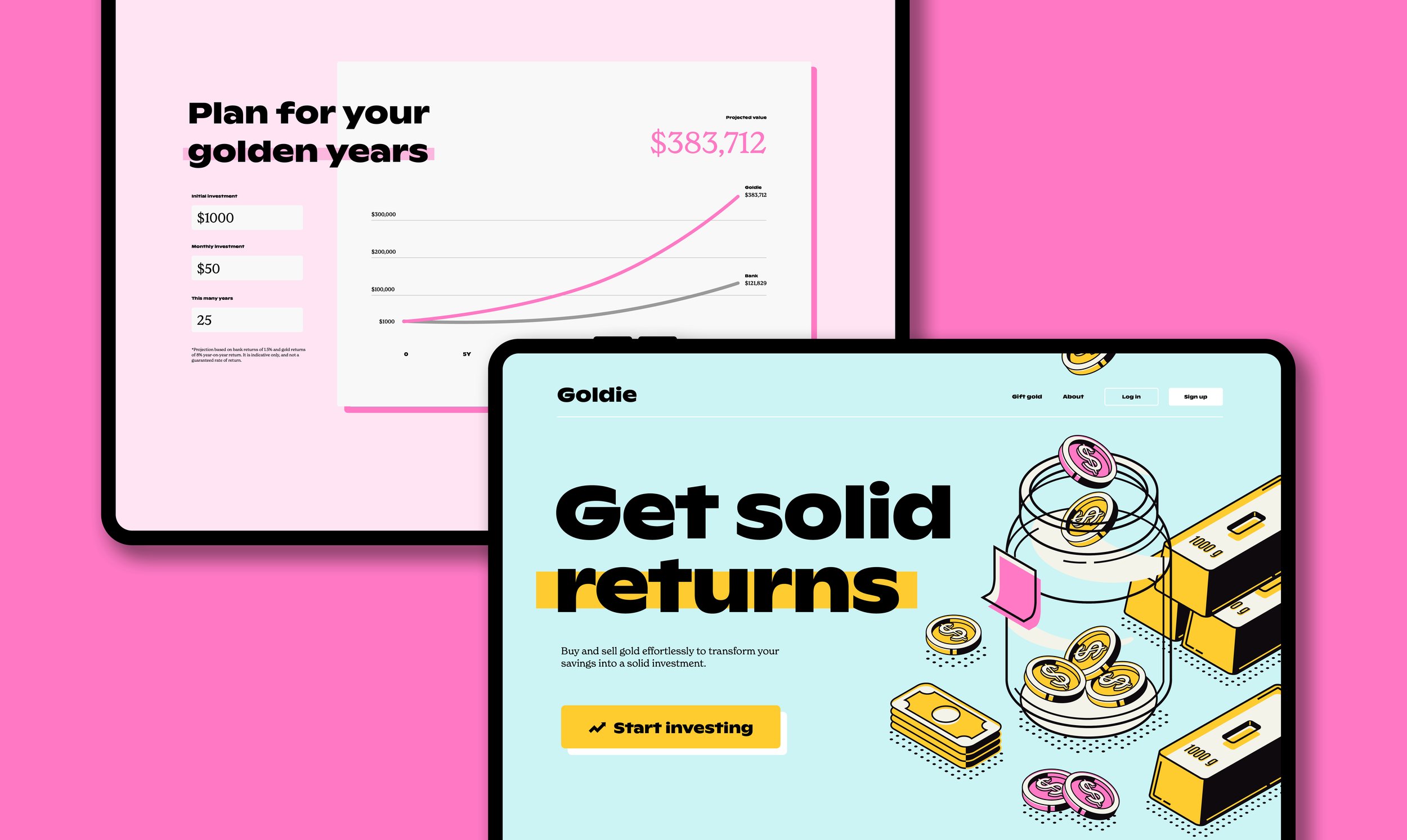 Goldie calculator design