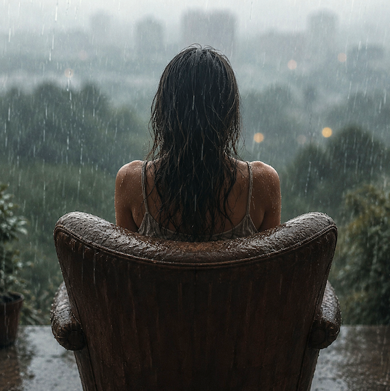 Sitting in the emotional storm
