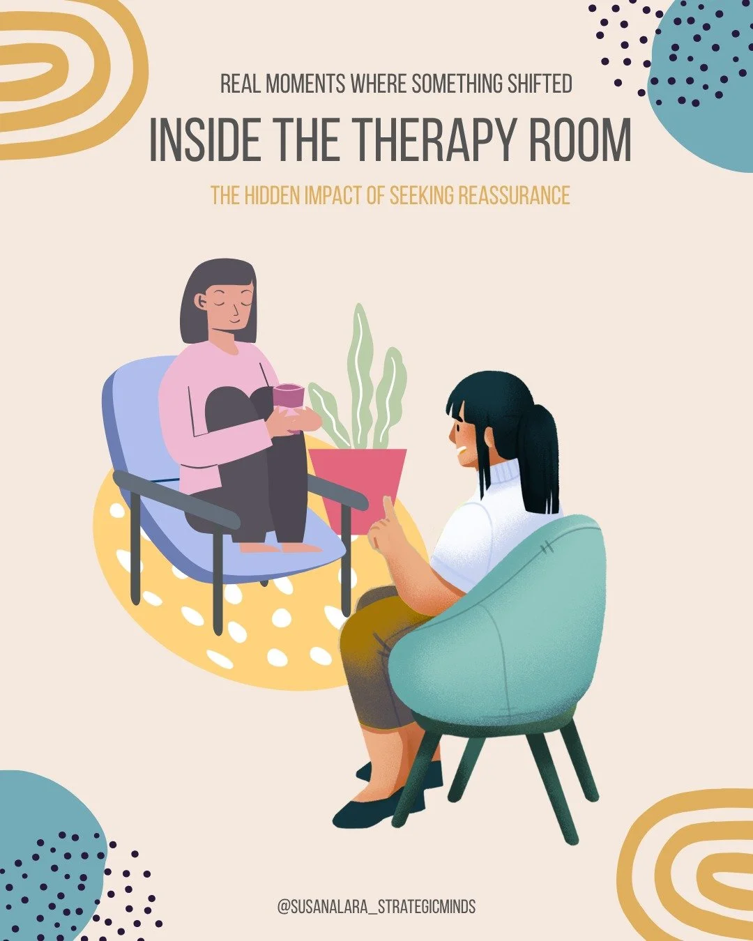 🛋️ This post is part of my &ldquo;Inside the Therapy Room&rdquo; series &mdash; a series exploring how one strategic question, or questions, can completely shift the way someone sees their problem, and the solutions they&rsquo;ve been using to solve