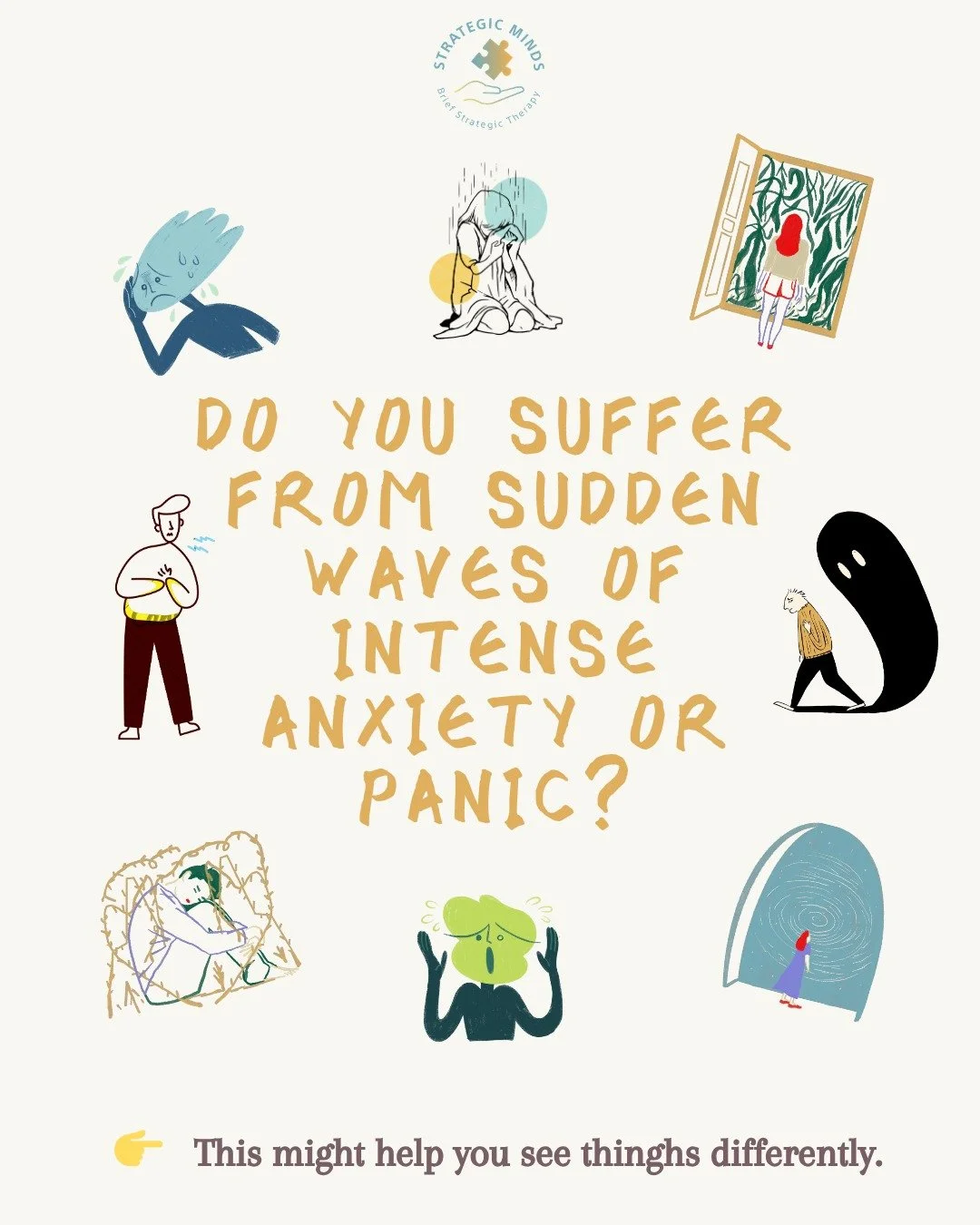 😰 Panic attacks &amp; anxiety
Have you ever experienced a sudden wave of anxiety so intense it made you fear something terrible was happening?
Not everyone who experiences panic attacks goes on to develop a phobic or anxiety disorder, but those who 