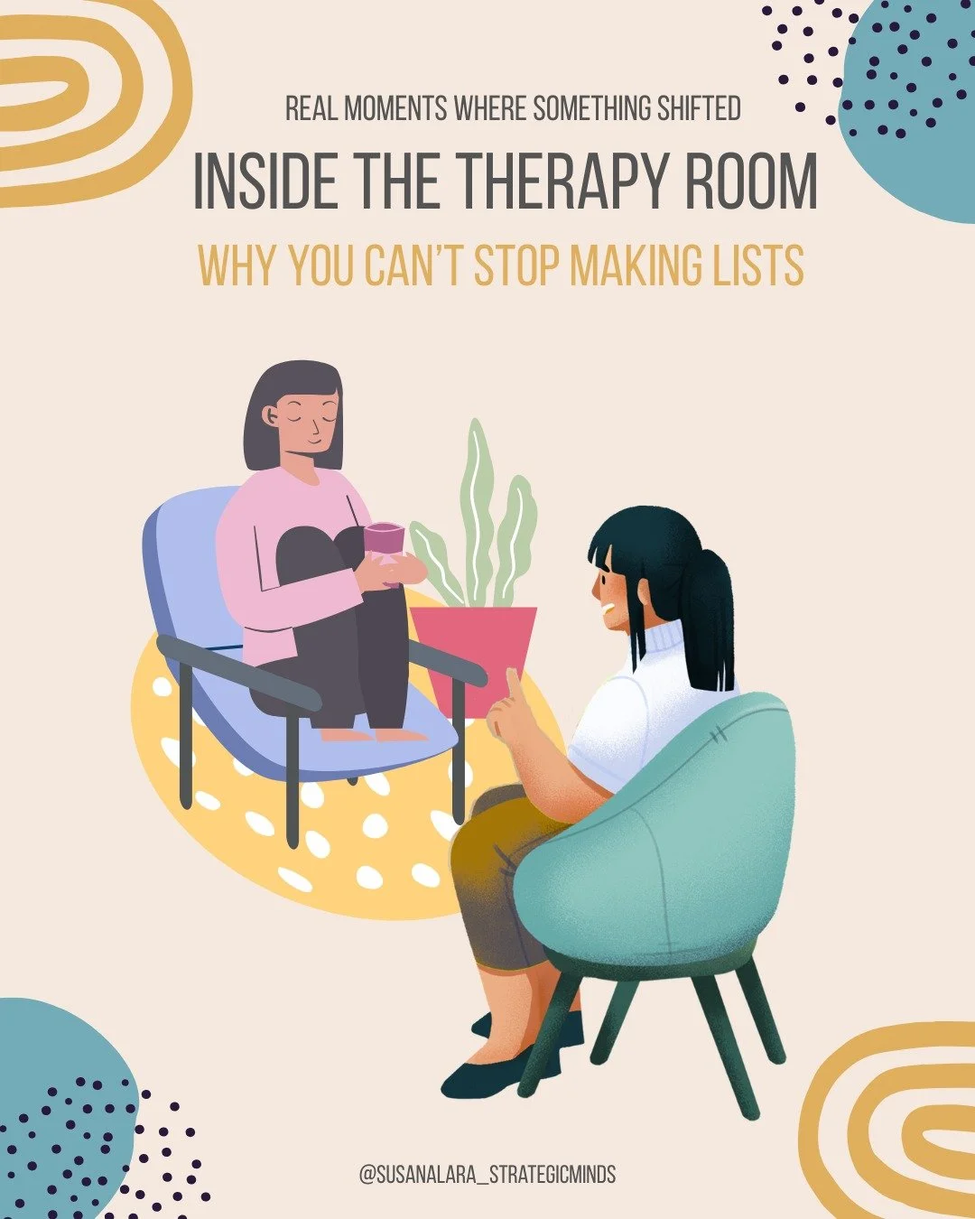 🛋️ This post is part of my &ldquo;Inside the Therapy Room&rdquo; series &mdash; exploring how one strategic question, or questions, can completely change the way someone understands their problem and the solutions they&rsquo;ve been relying on.
📝 A