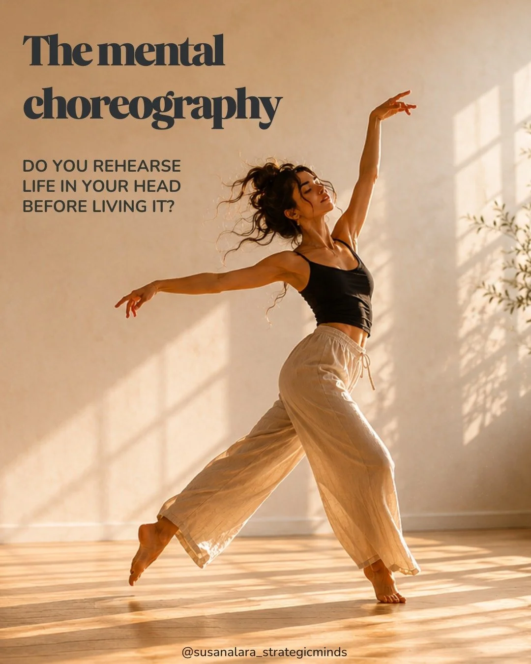 🕺🏻If you wouldn&rsquo;t learn a choreography by only rehearsing it in your head, why live your life that way?

🧠 We often try to &ldquo;think&rdquo; our way into certainty&mdash;rehearsing conversations, predicting outcomes, refining decisions unt