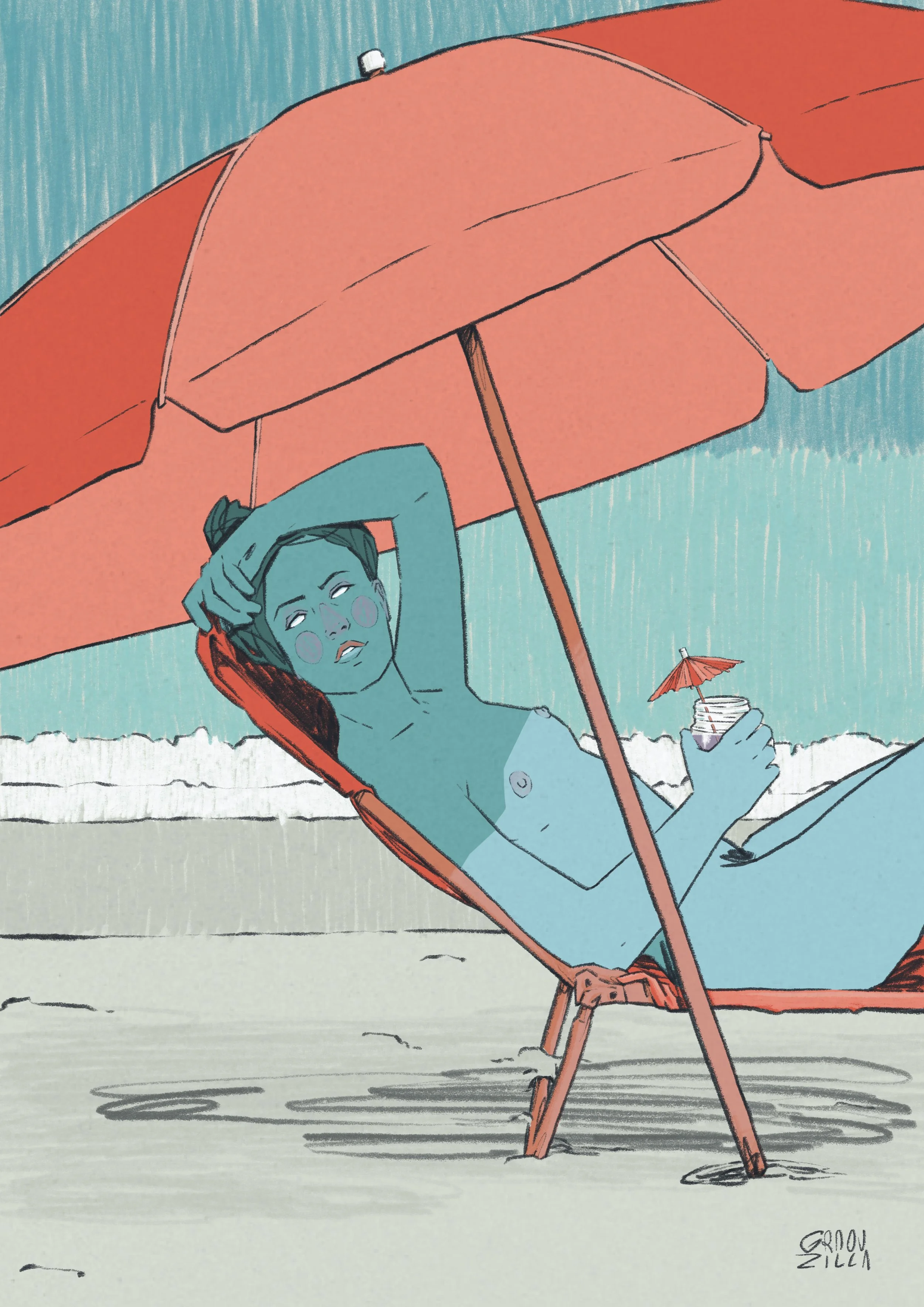 "Shade, Please." (impression)