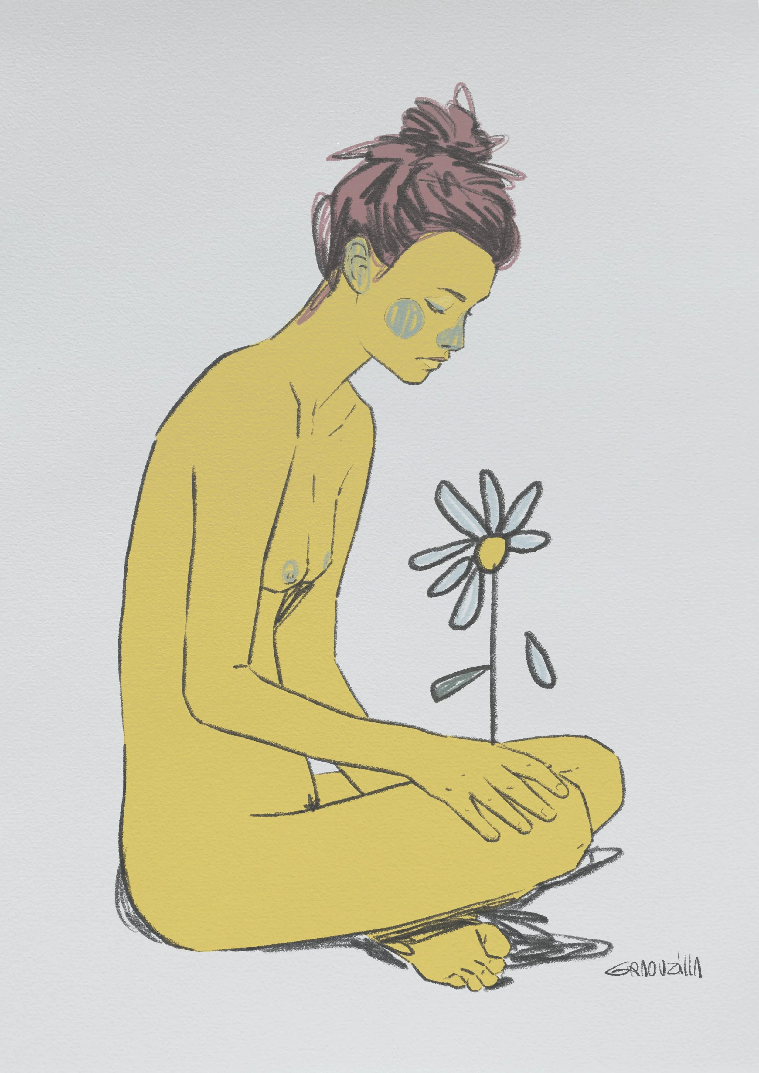 In silence, I bloom (impression)