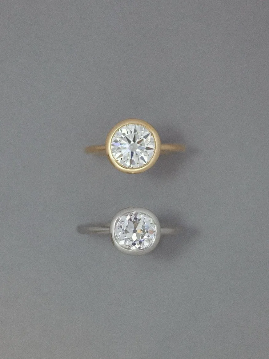 Our signature Cage Ring, up close and personal 😘 #eij #emainigojones #naturaldiamonds #bespokejewellery #finejewellery