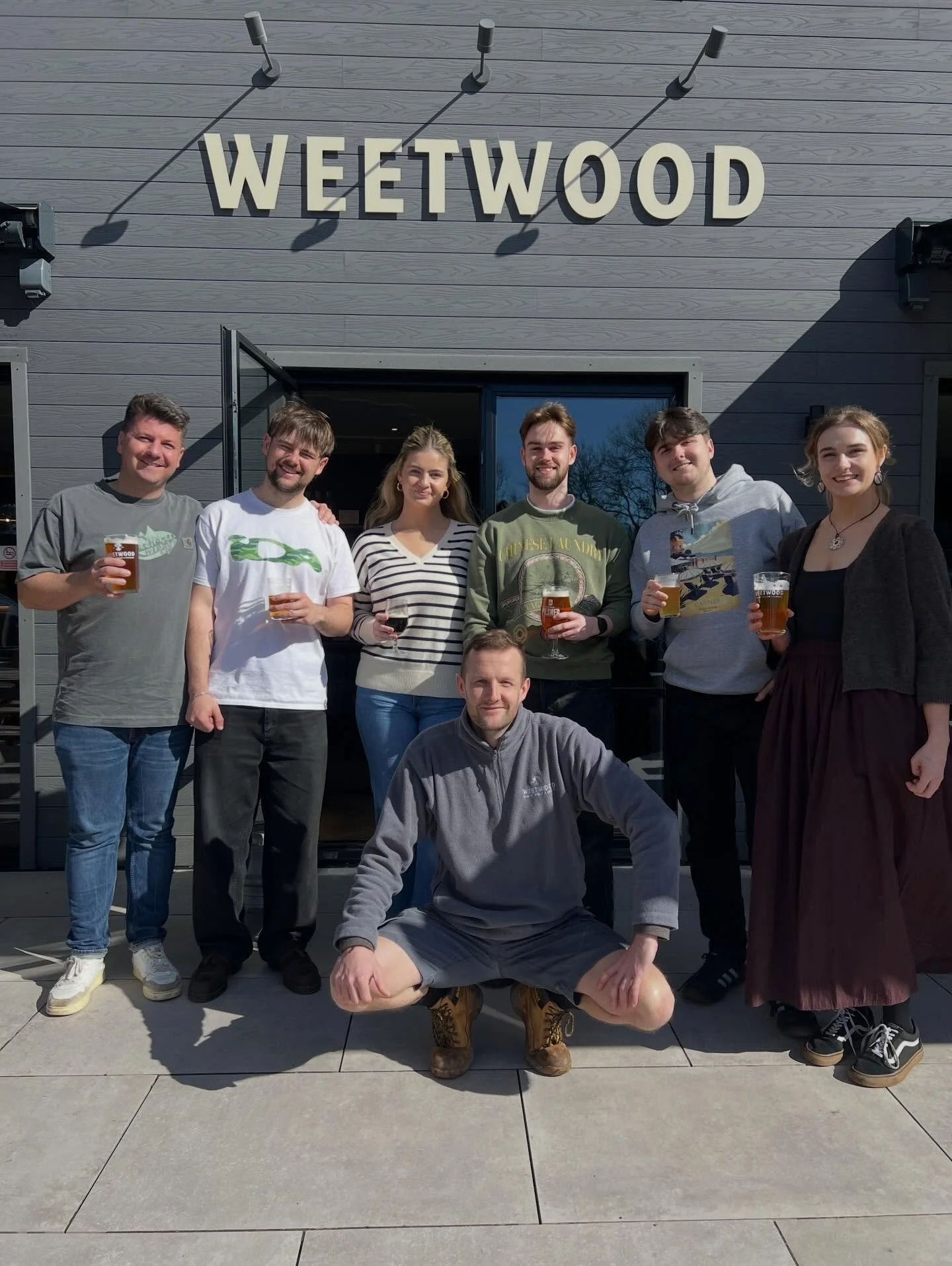 Learning local beer law at @weetwoodcheshire with the team.