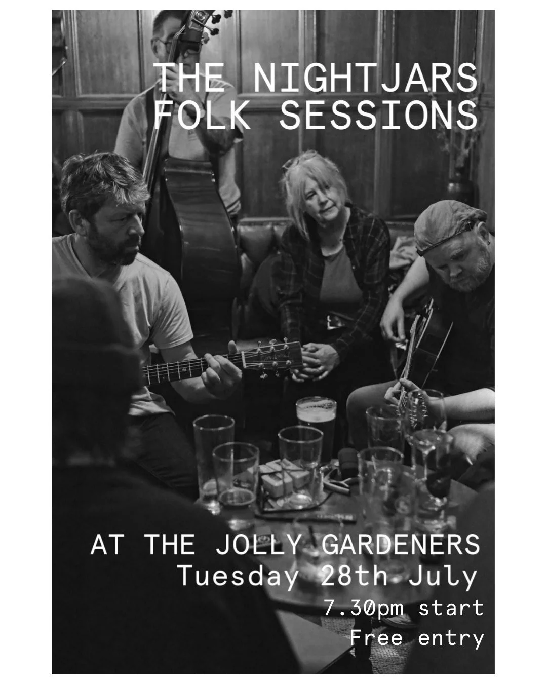 We're looking forward to the next folk night - Tuesday, 28th July.
Proper musicians, great music, lovely atmosphere. This is un-amplified and a session rather than a gig, players are sat around a table and the session goes with the flow. Beer will be