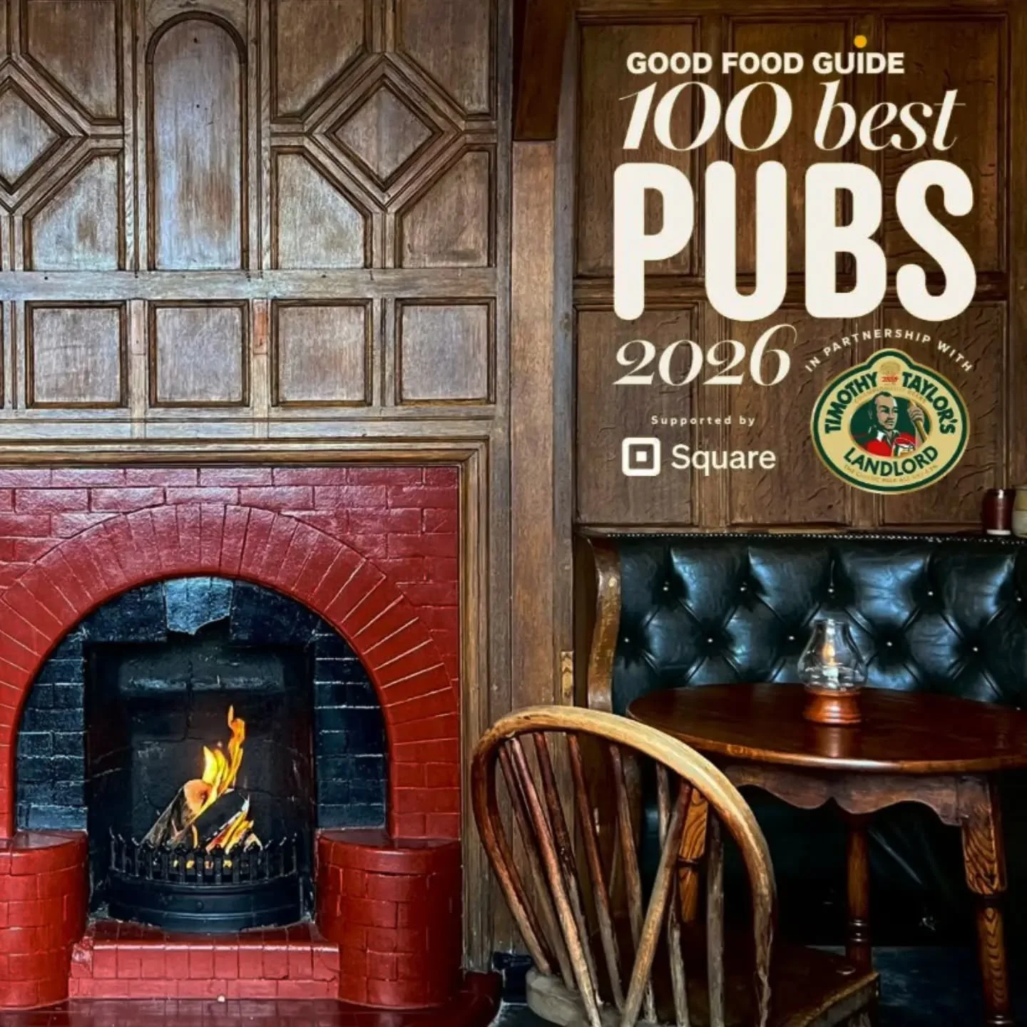 I'd say we've actually been fairly restrained in how often we've talked about this, but in case you missed it - 

Tomorrow is the final day to vote for us (or any pub, I suppose) in the Good Food Guide's Top 100 Pubs 2026.
It takes 30 seconds and it 