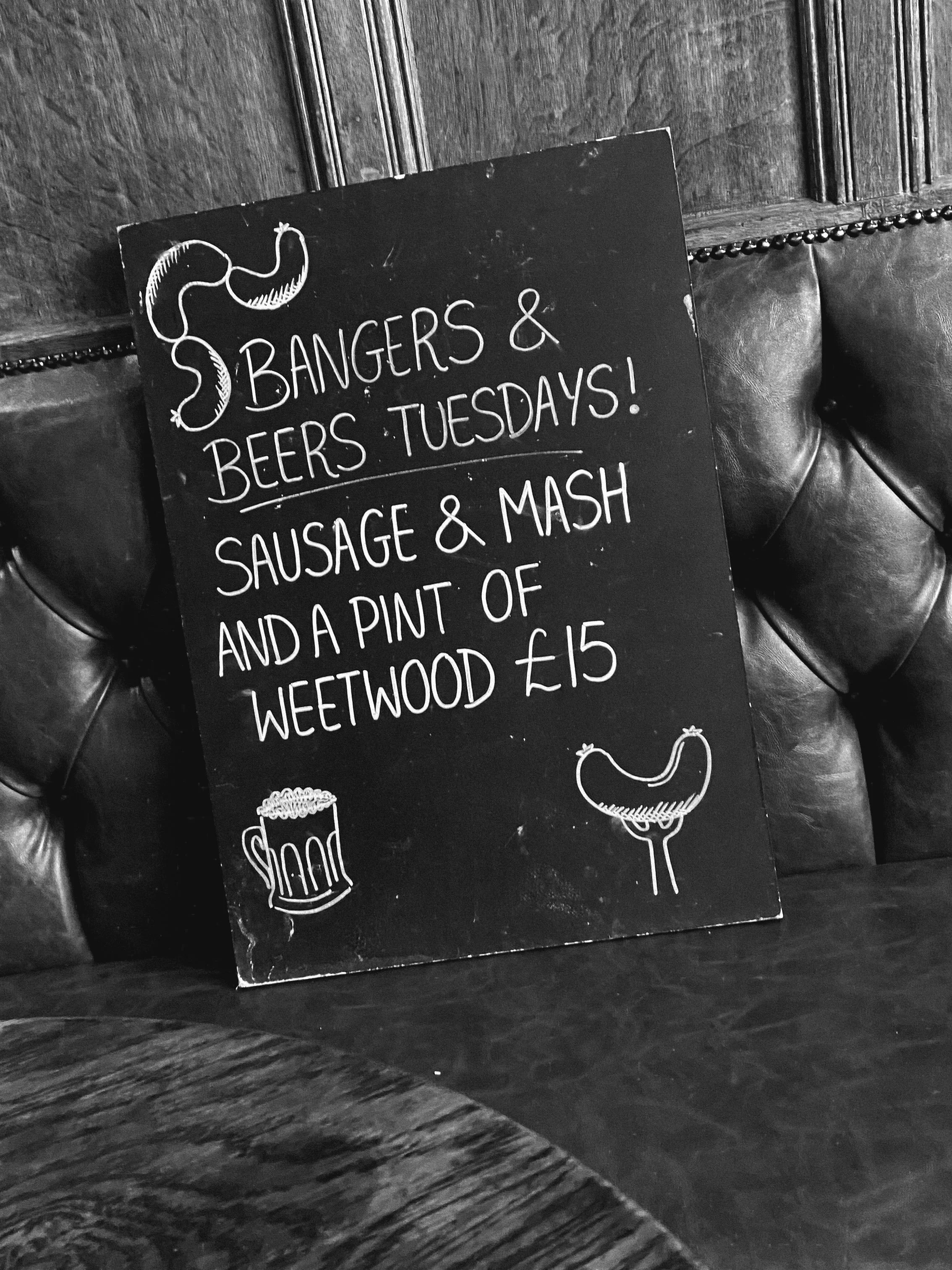 Tuesday special. A few tables left for tonight. Come and see us!